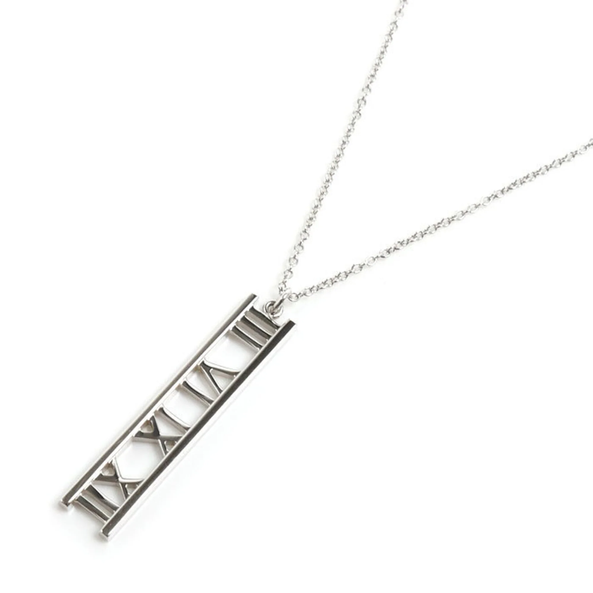 Atlas Pendant Necklace 18K White Gold
