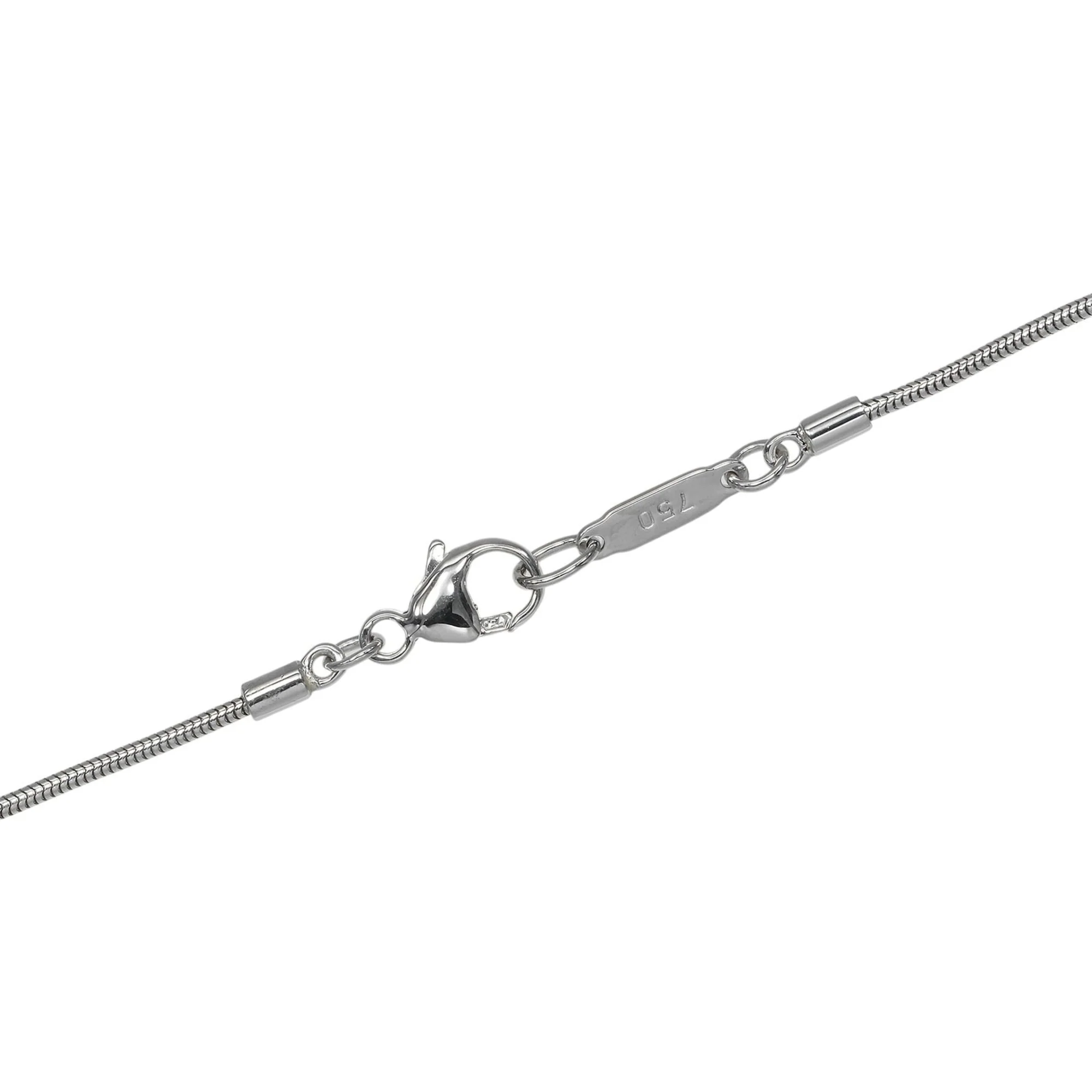 Atlas Pendant Necklace 18K White Gold - Image 7