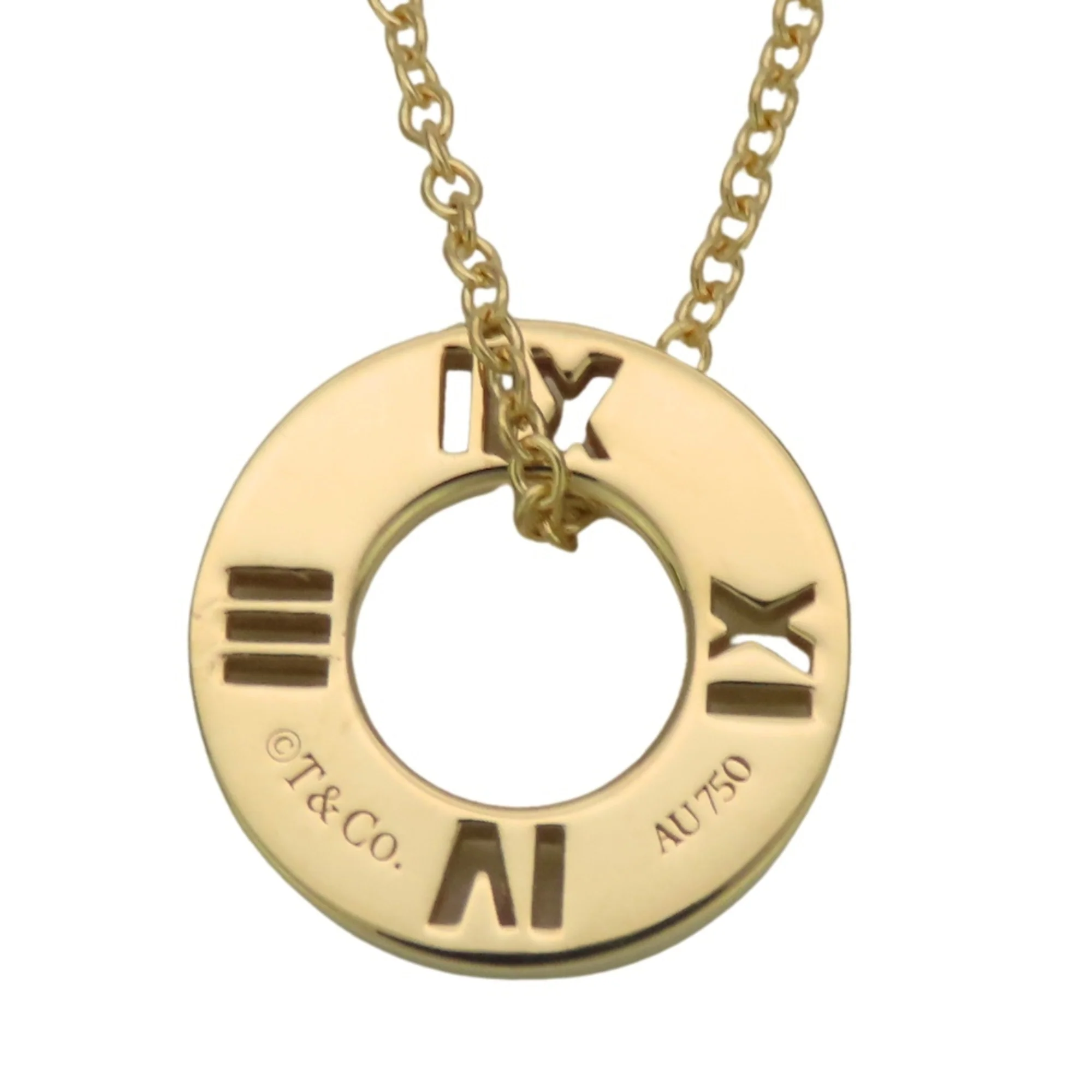 Atlas Pendant Necklace 18K Yellow Gold - Image 3