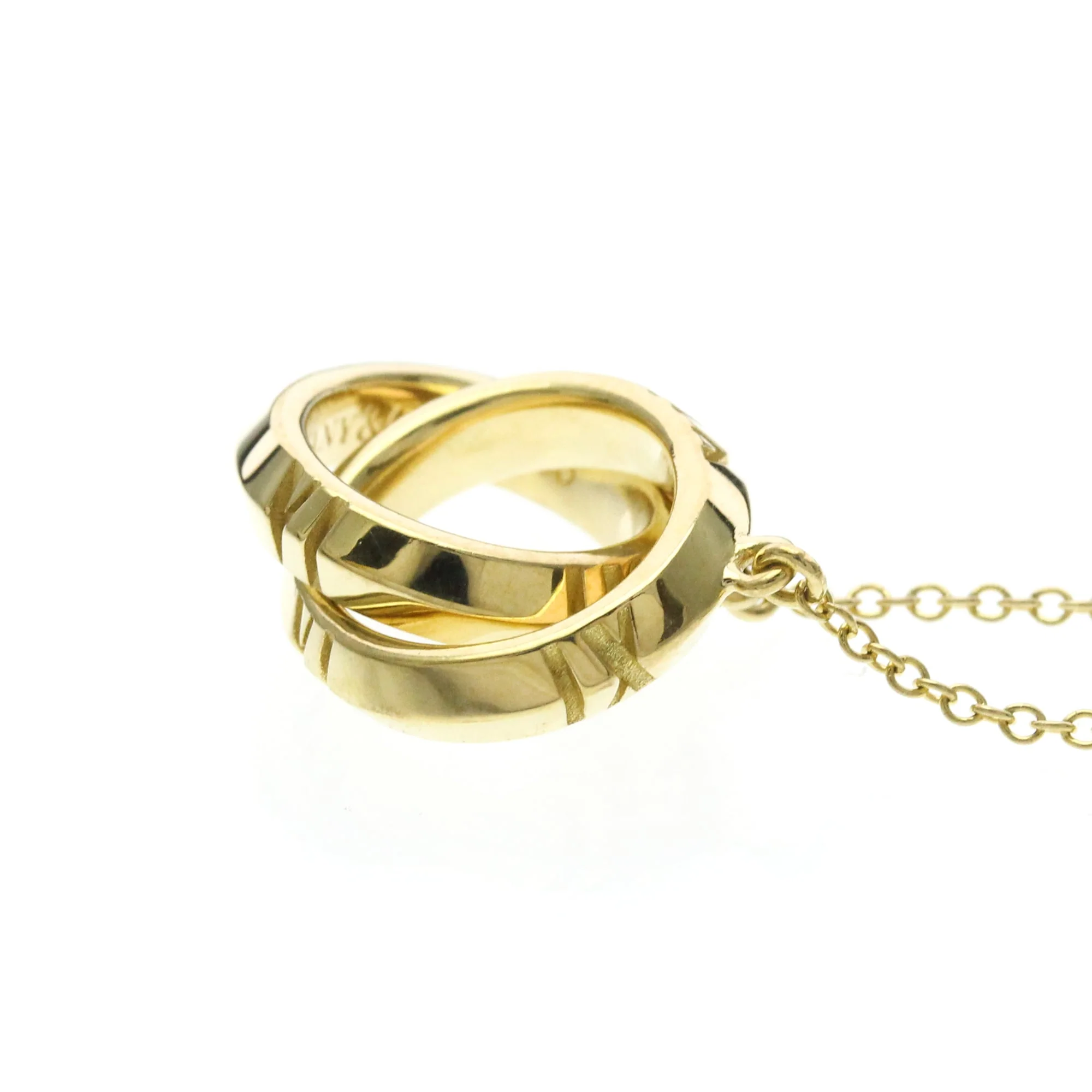 Atlas Pendant Necklace 18K Yellow Gold - Image 2