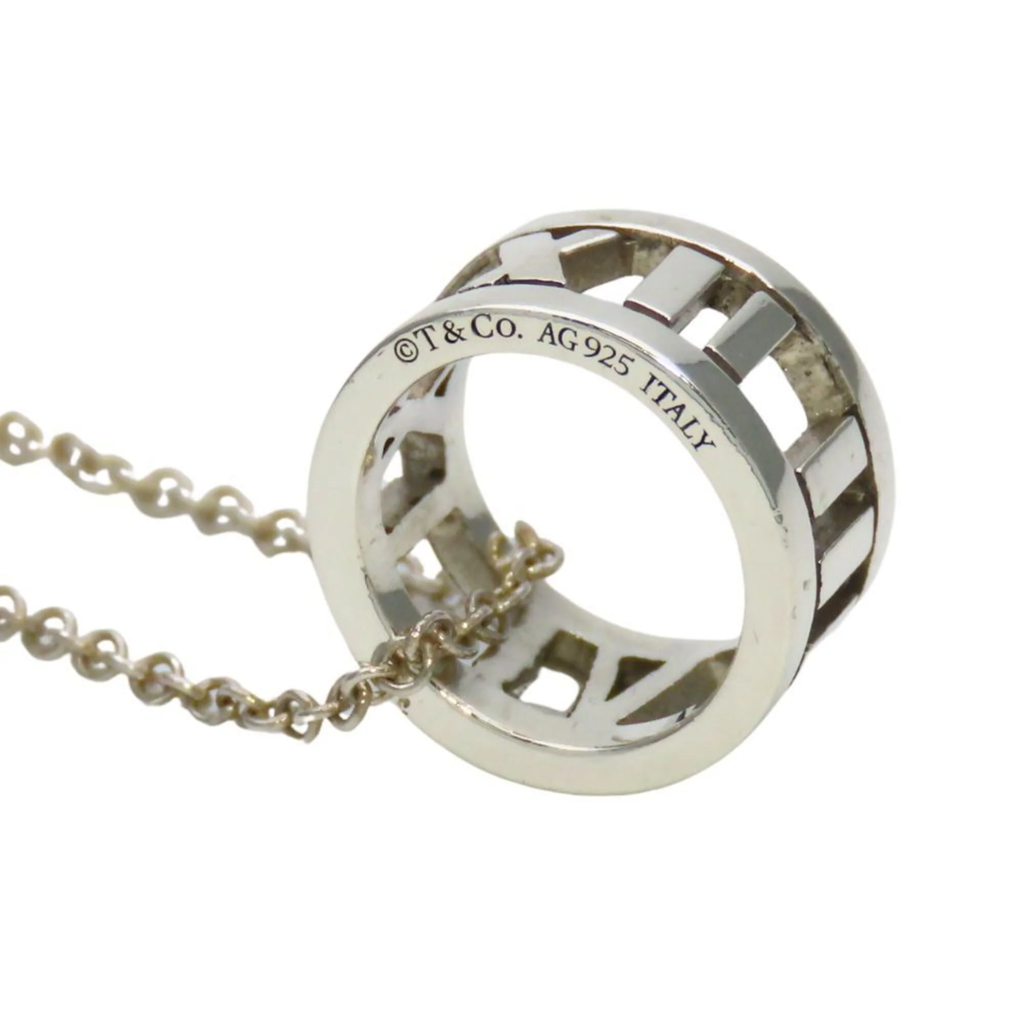 Atlas Pendant Necklace Sterling Silver