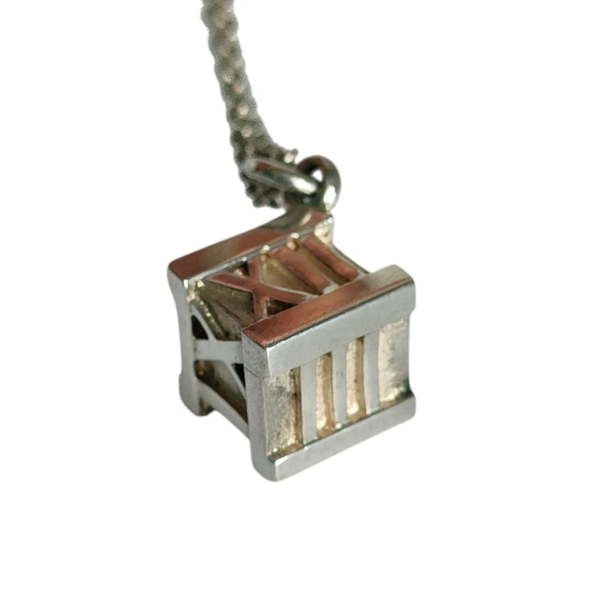 Atlas Pendant Necklace Sterling Silver - Image 4