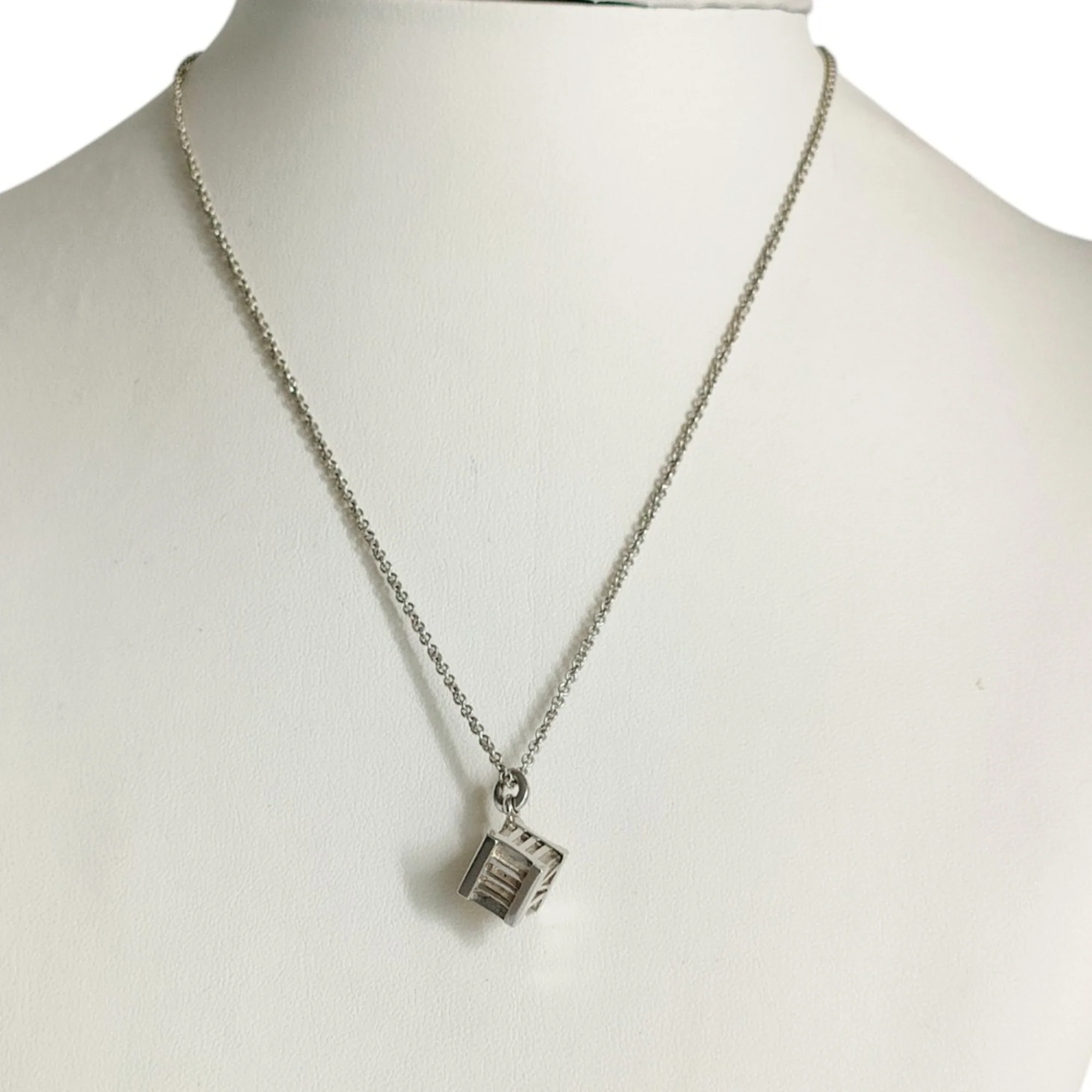 Atlas Pendant Necklace Sterling Silver - Image 9