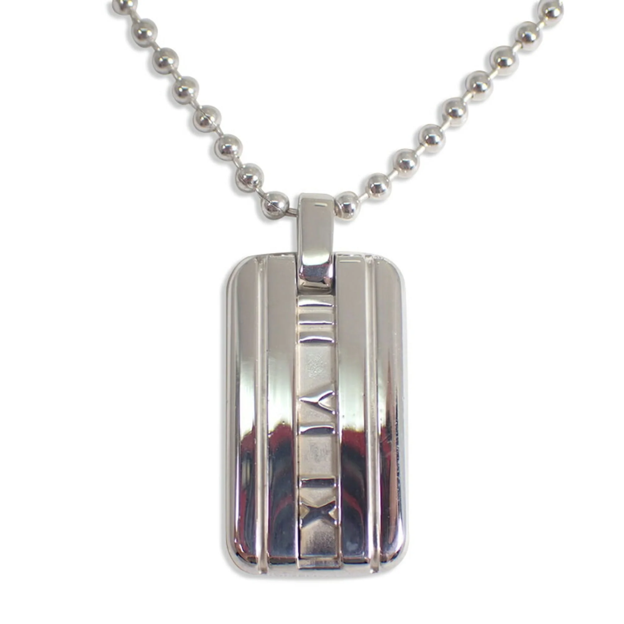 Atlas Pendant Necklace Sterling Silver - Image 2