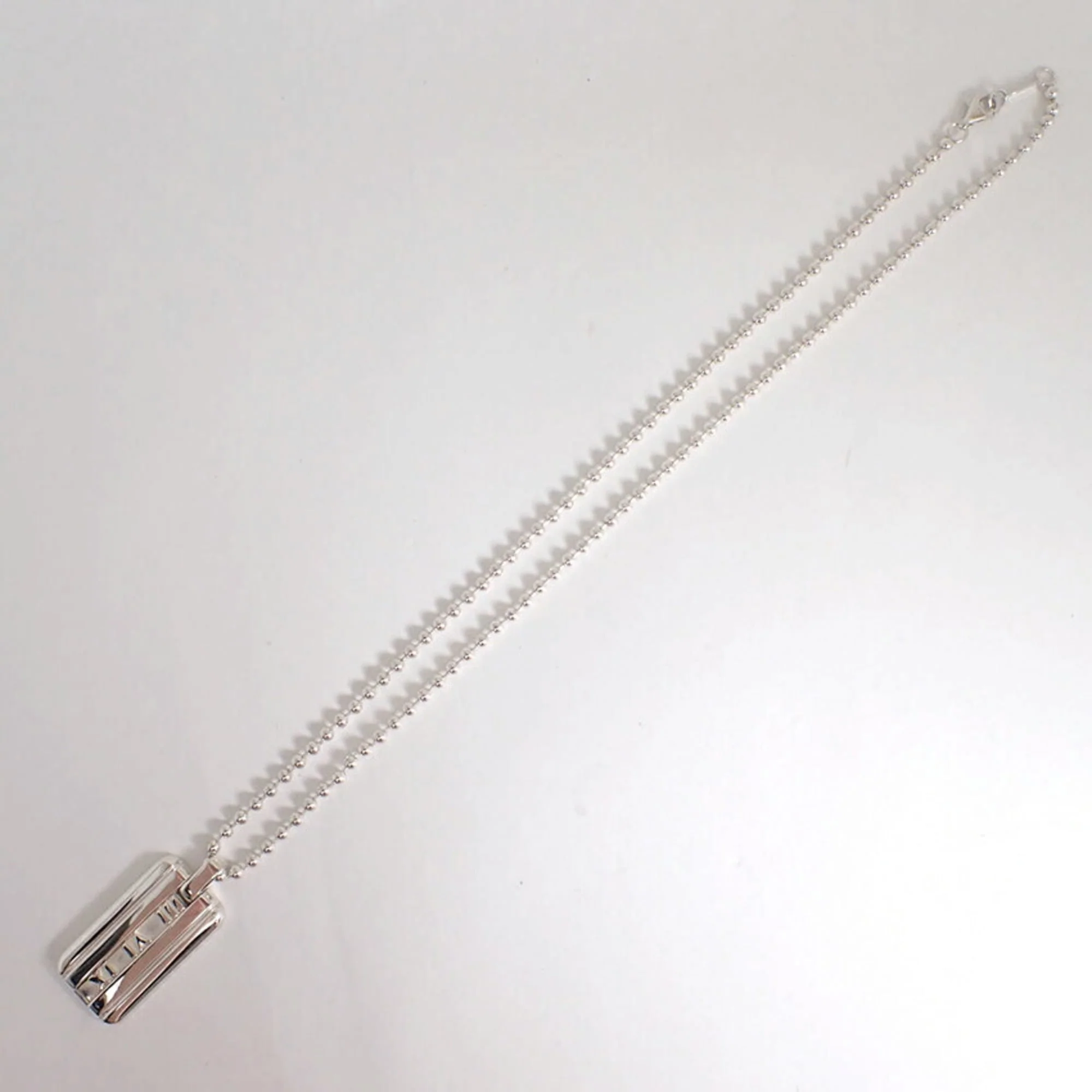 Atlas Pendant Necklace Sterling Silver - Image 4