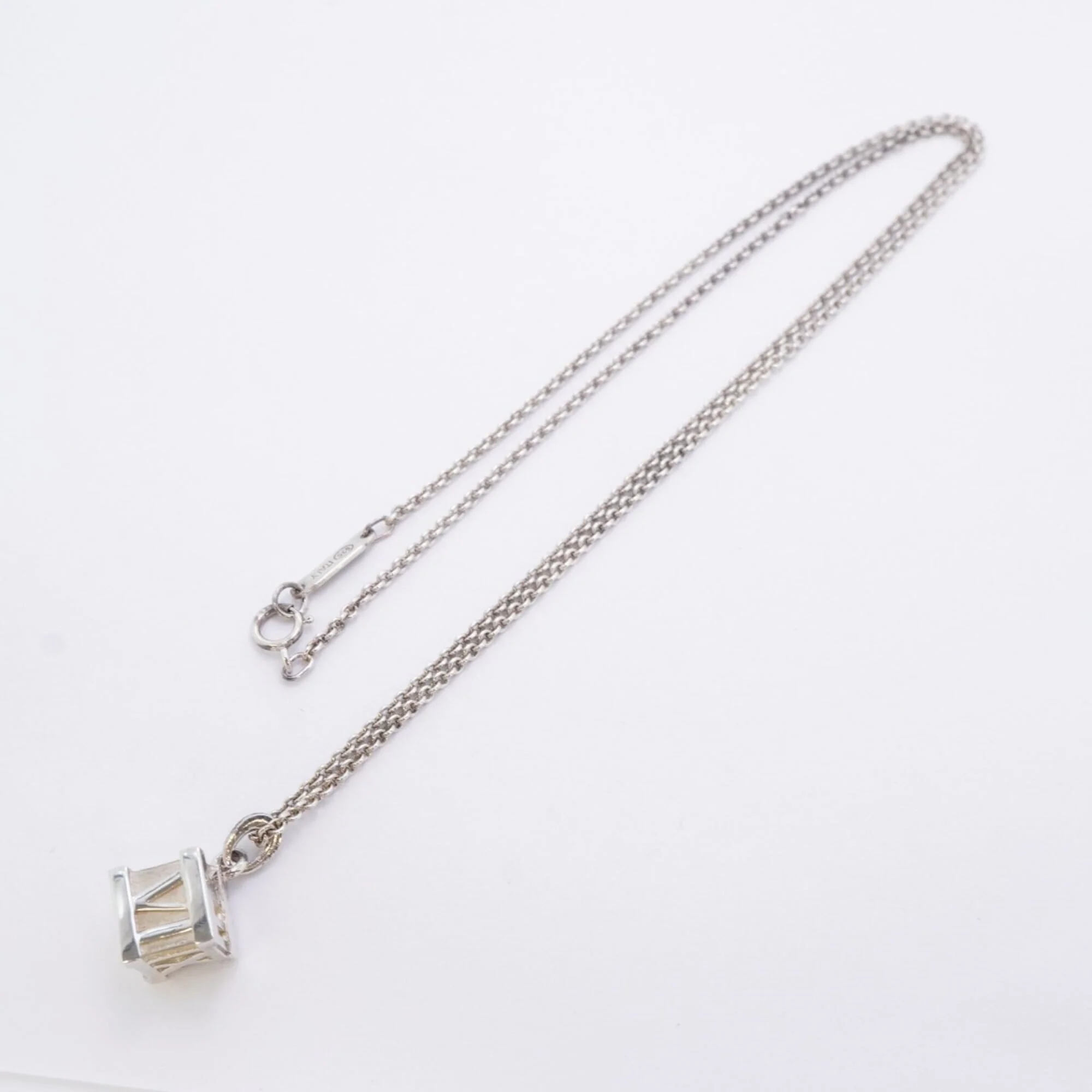Atlas Pendant Necklace Sterling Silver - Image 3