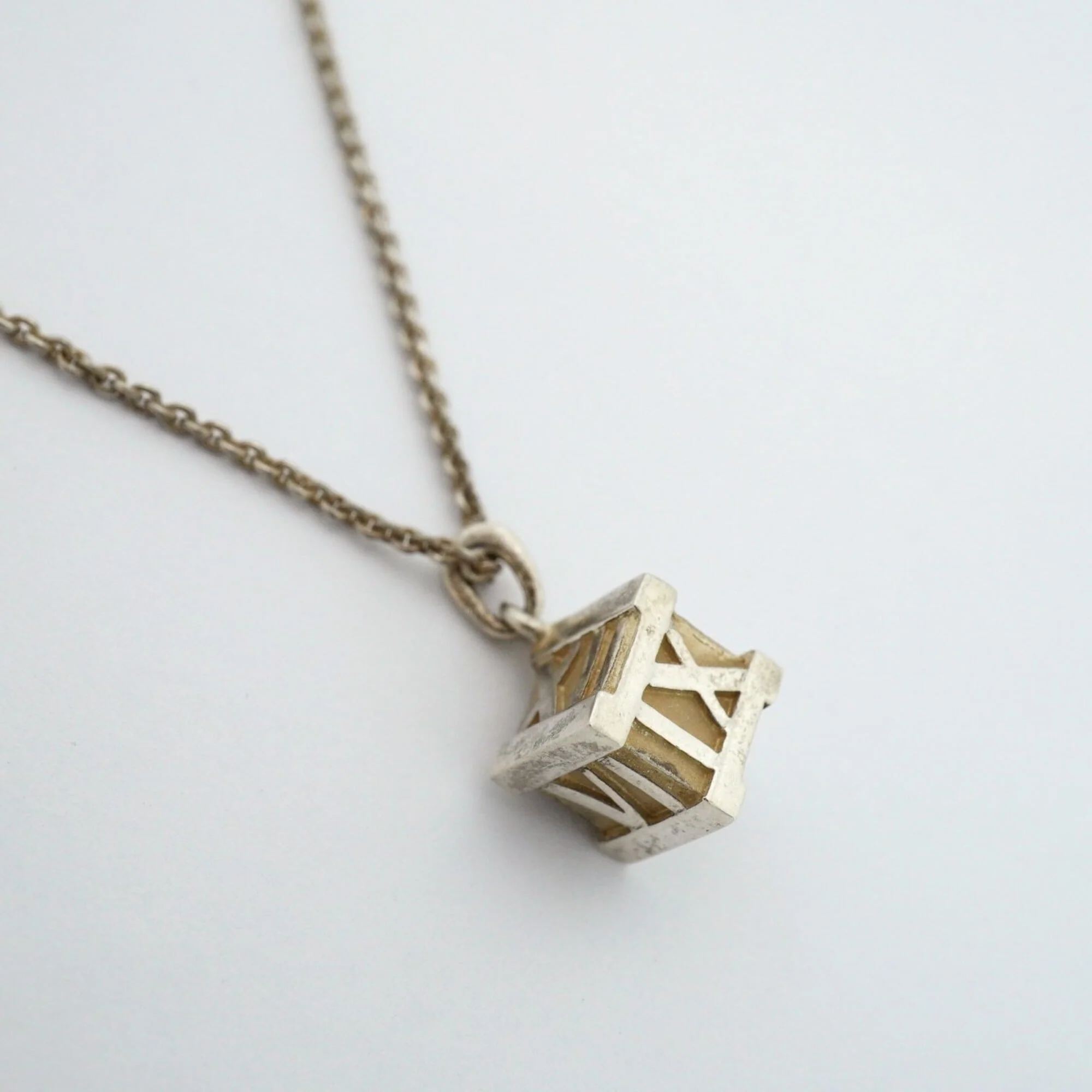 Atlas Pendant Necklace Sterling Silver - Image 2