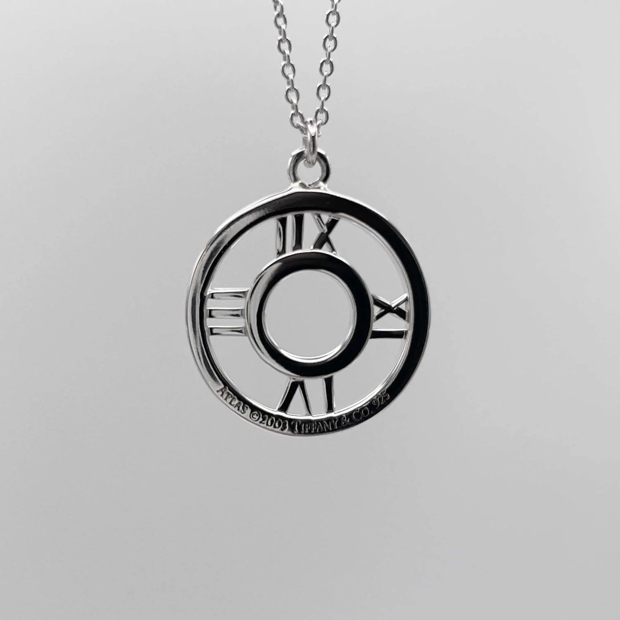 Atlas Pendant Necklace Sterling Silver - Image 3