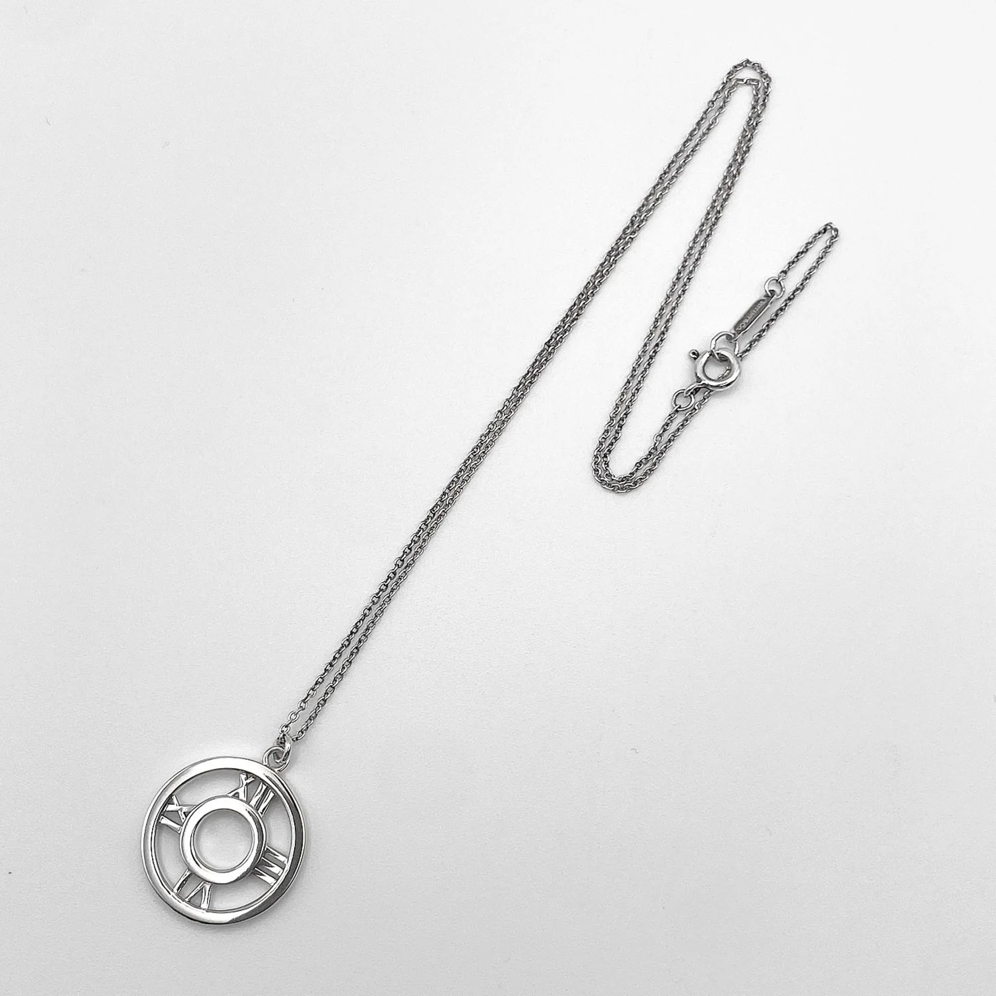 Atlas Pendant Necklace Sterling Silver - Image 4