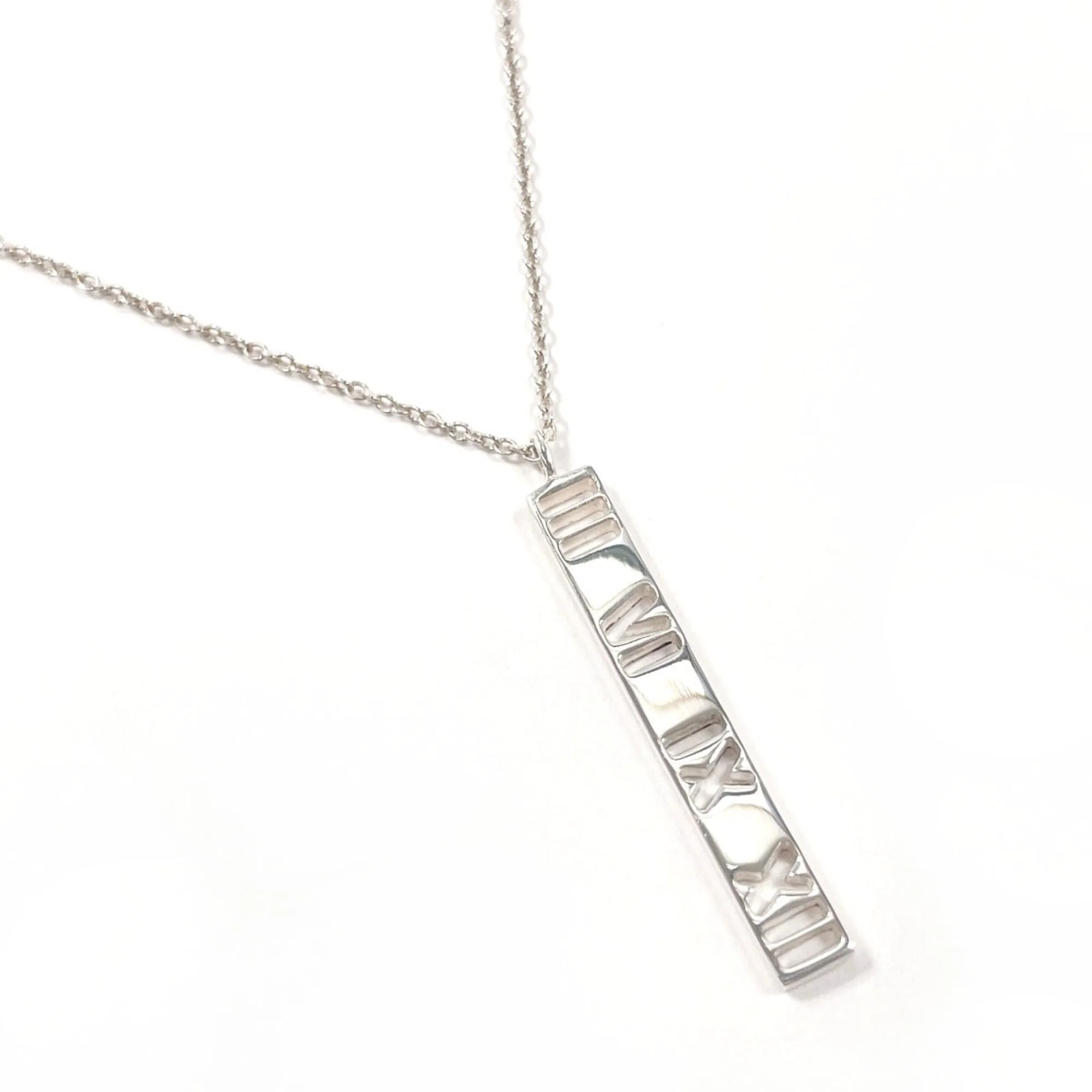 Atlas Pendant Necklace Sterling Silver