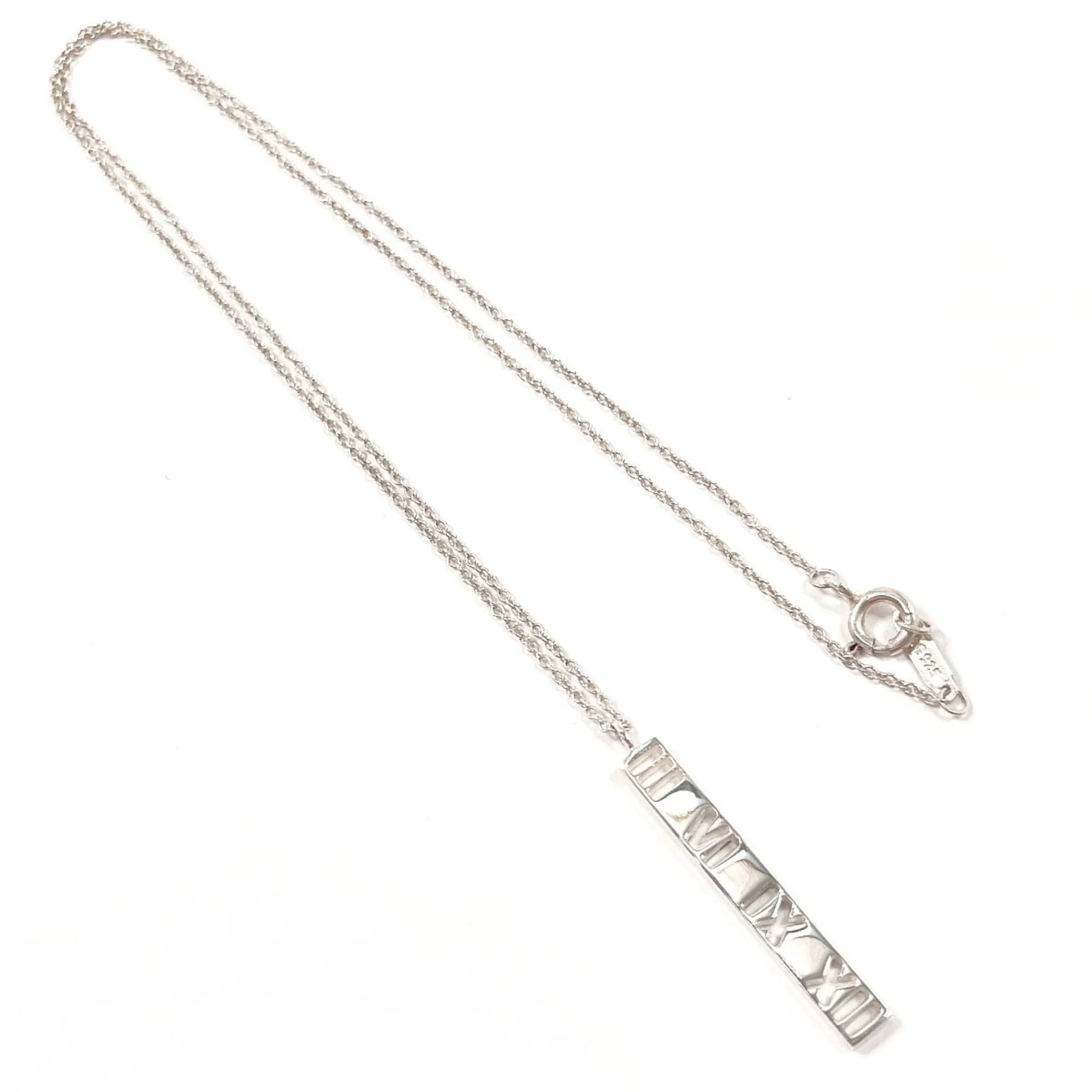 Atlas Pendant Necklace Sterling Silver - Image 3