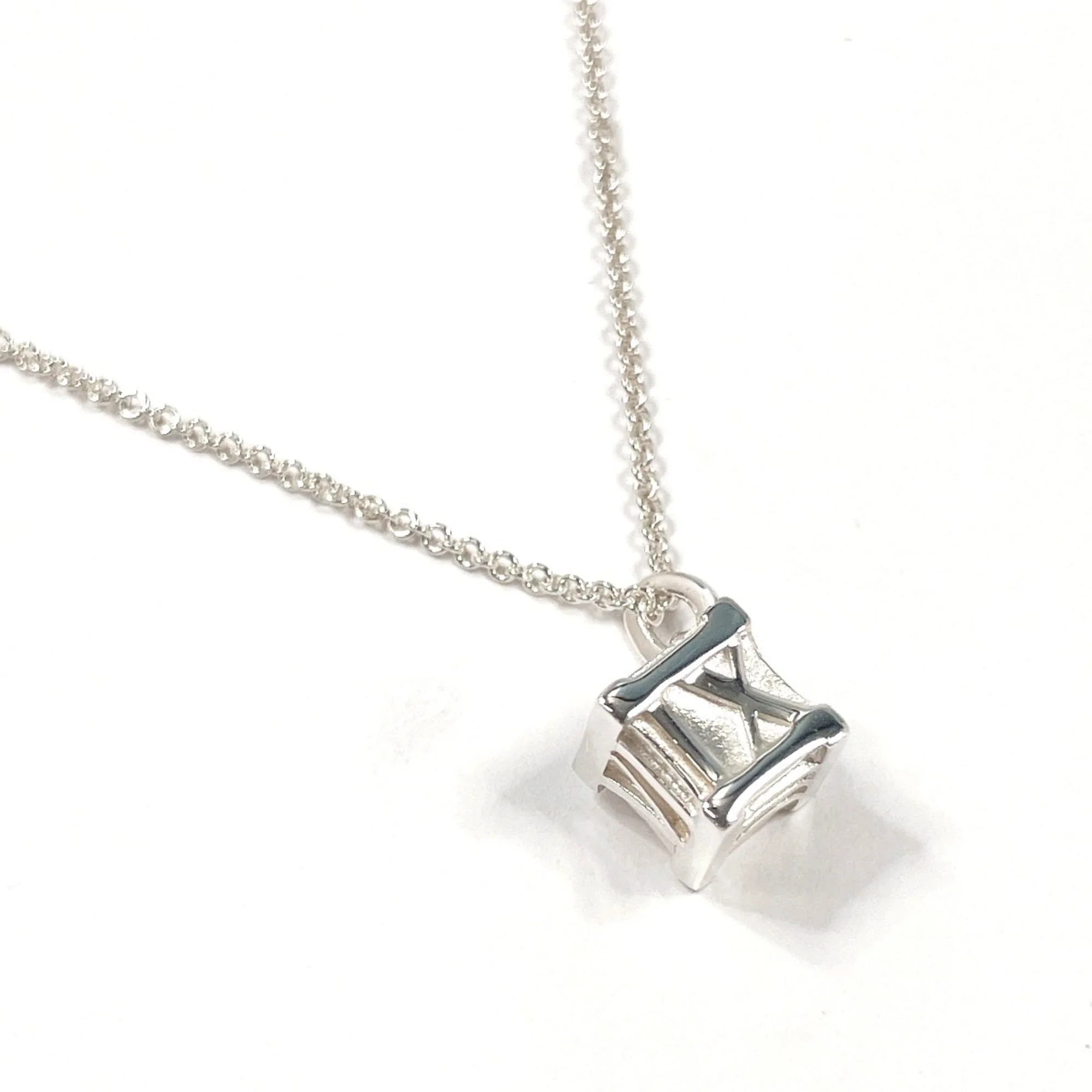 Atlas Pendant Necklace Sterling Silver