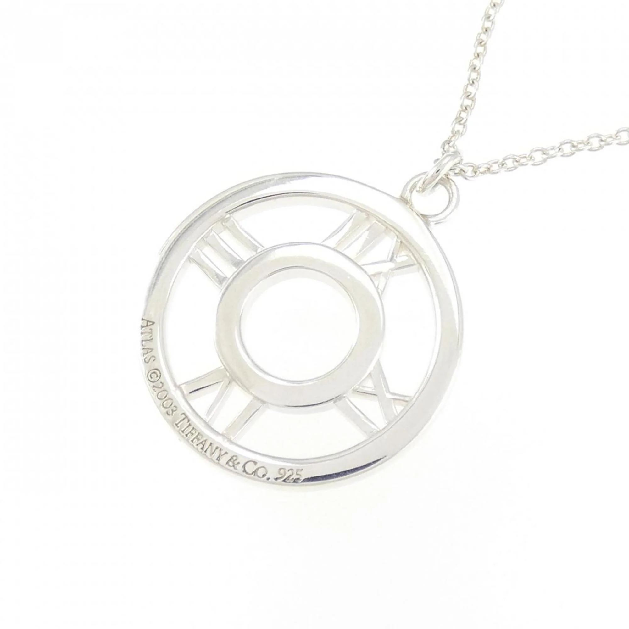 Atlas Pendant Necklace Sterling Silver - Image 4