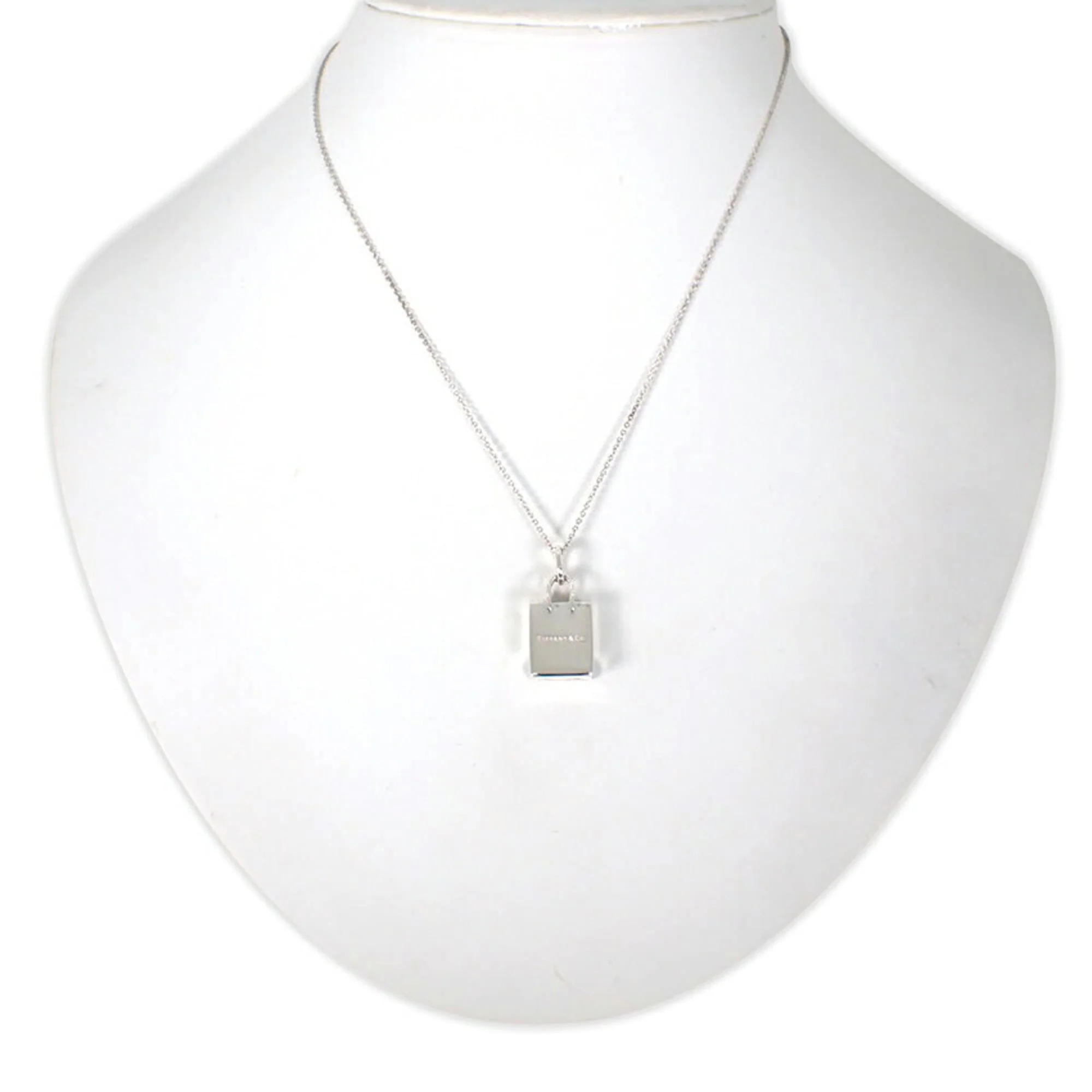Bag Pendant Necklace Sterling Silver - Image 2