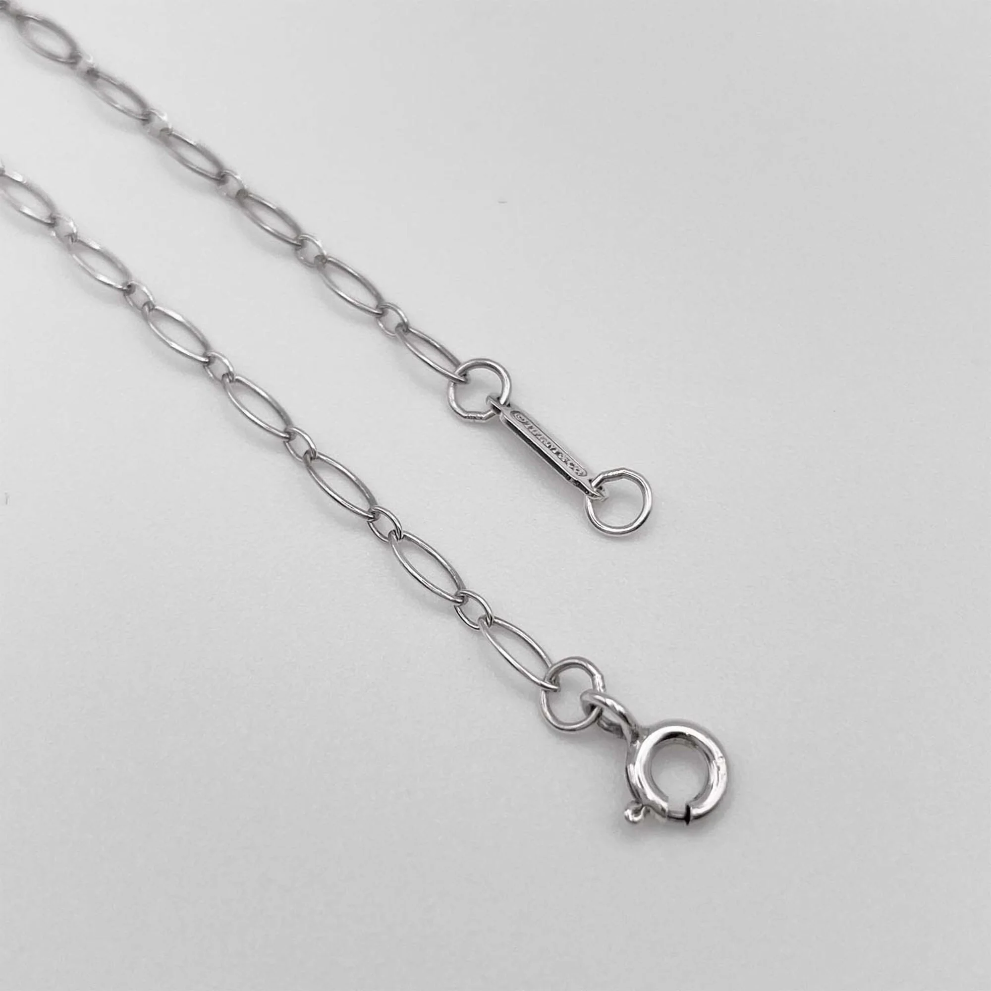 Beaded Heart Key Pendant Necklace Enamel and Sterling Silver - Image 6