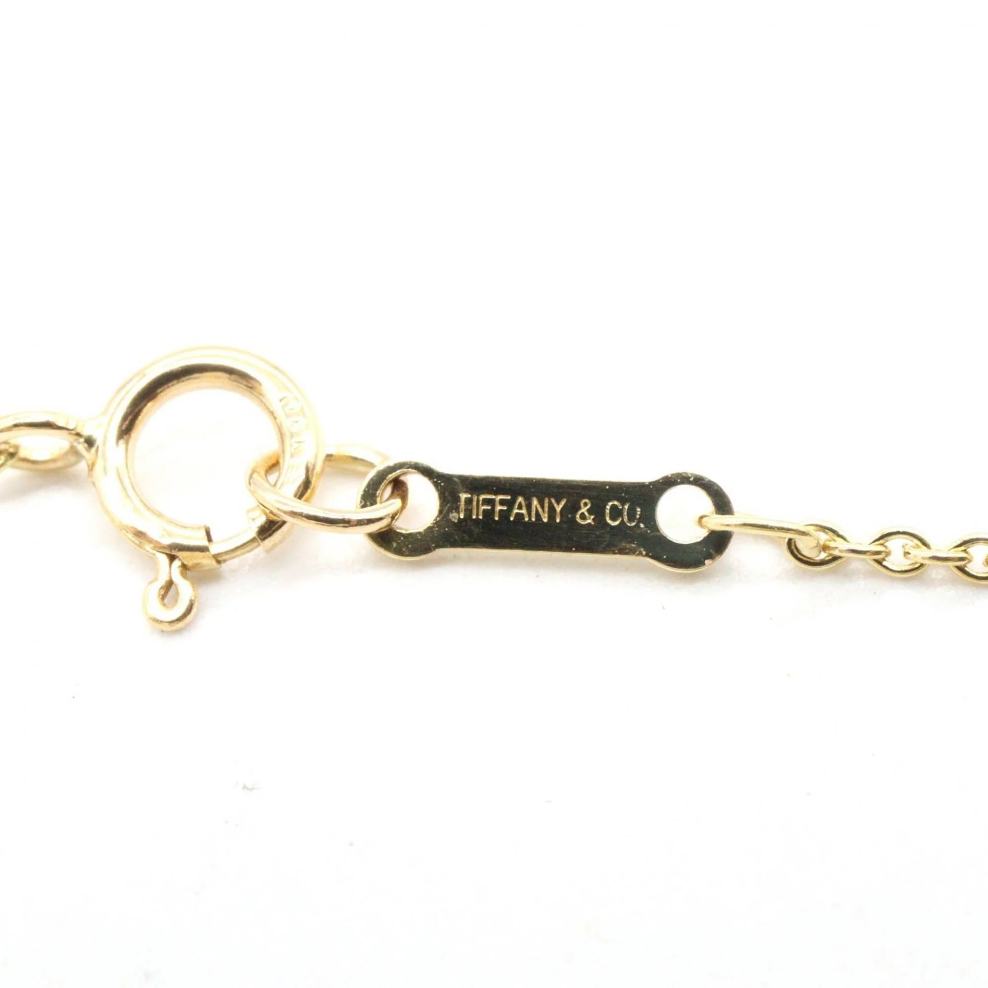Bean Pendant Necklace 18K Yellow Gold 11mm - Image 3
