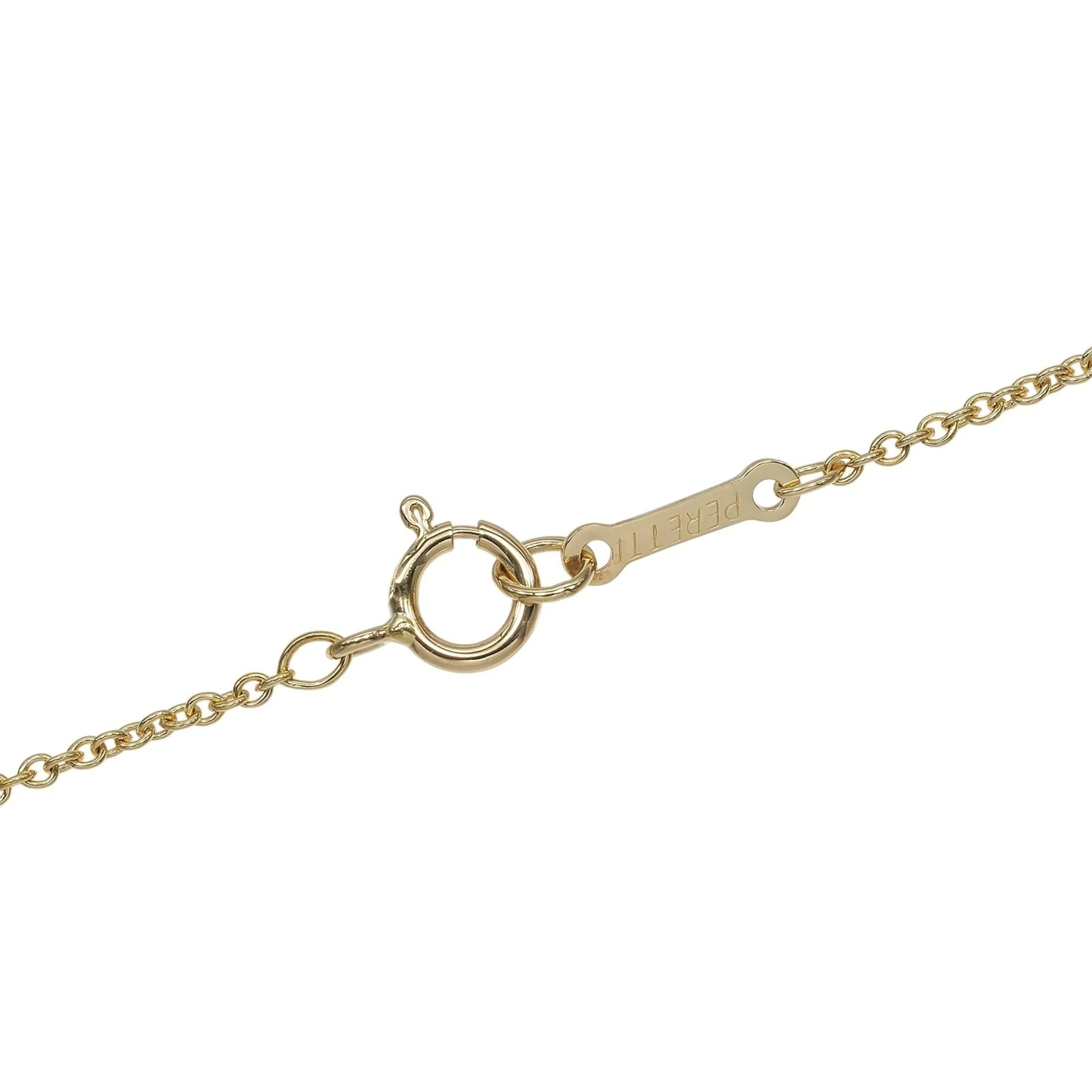 Bean Pendant Necklace 18K Yellow Gold 7.78mm - Image 5
