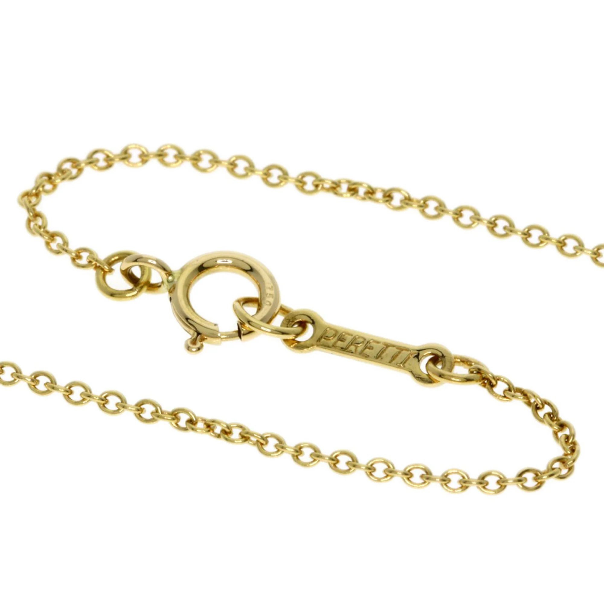 Bean Pendant Necklace 18K Yellow Gold 7.7mm - Image 3