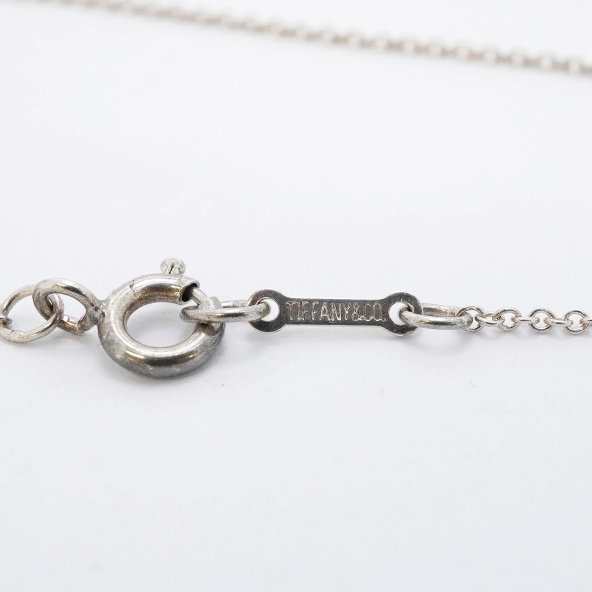 Bean Pendant Necklace Sterling Silver 11.7mm - Image 4