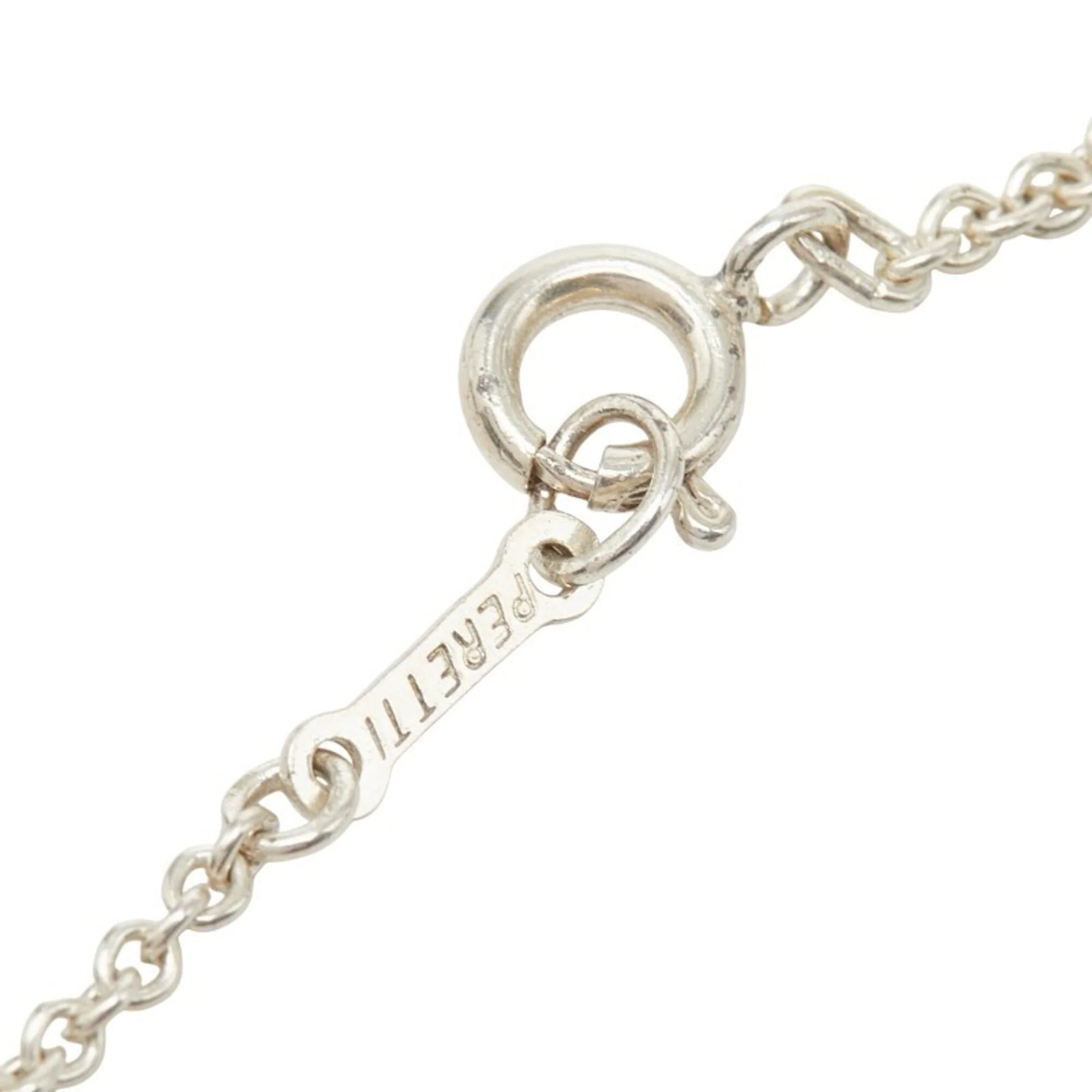 Bean Pendant Necklace Sterling Silver 12.9mm - Image 5