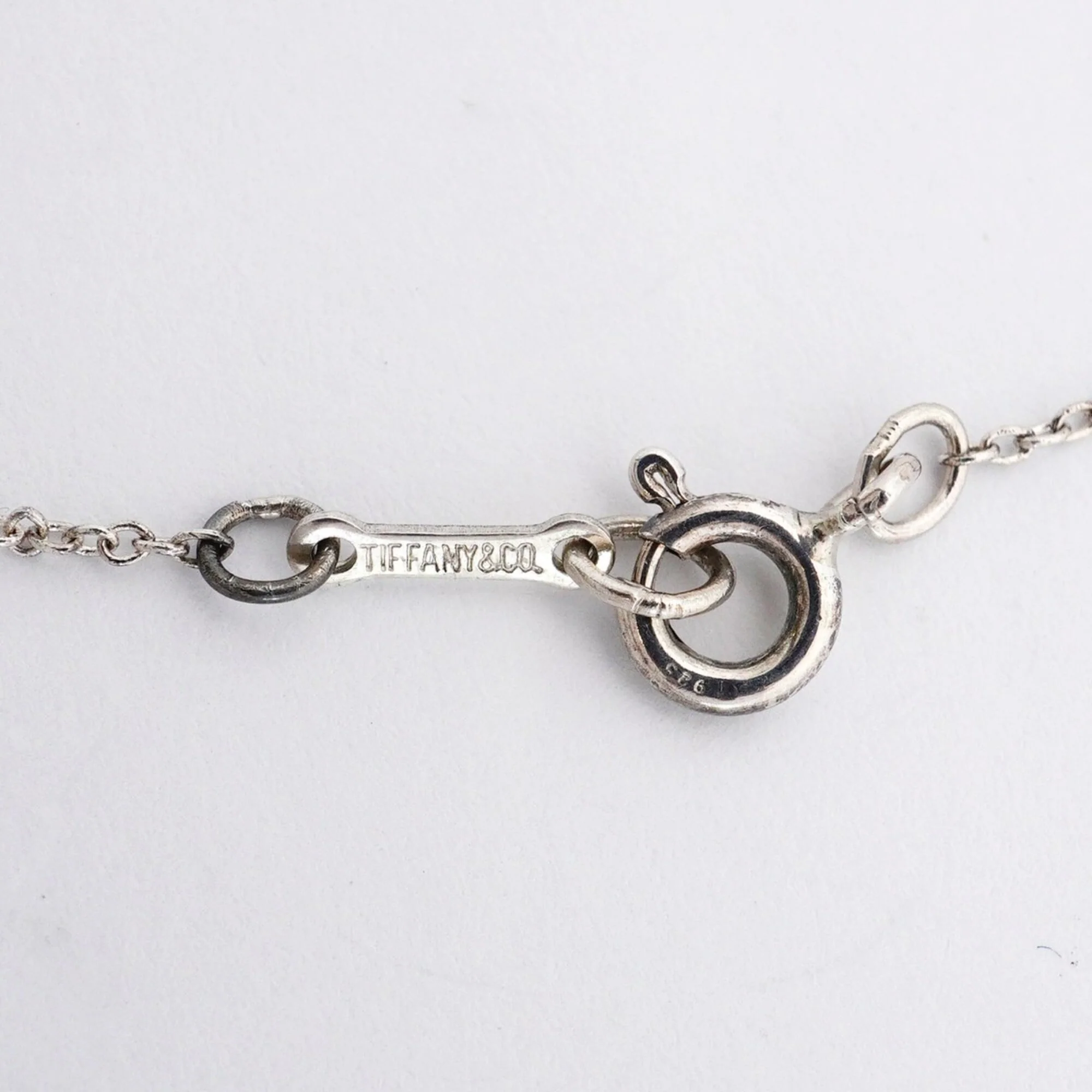 Bean Pendant Necklace Sterling Silver 12mm - Image 4