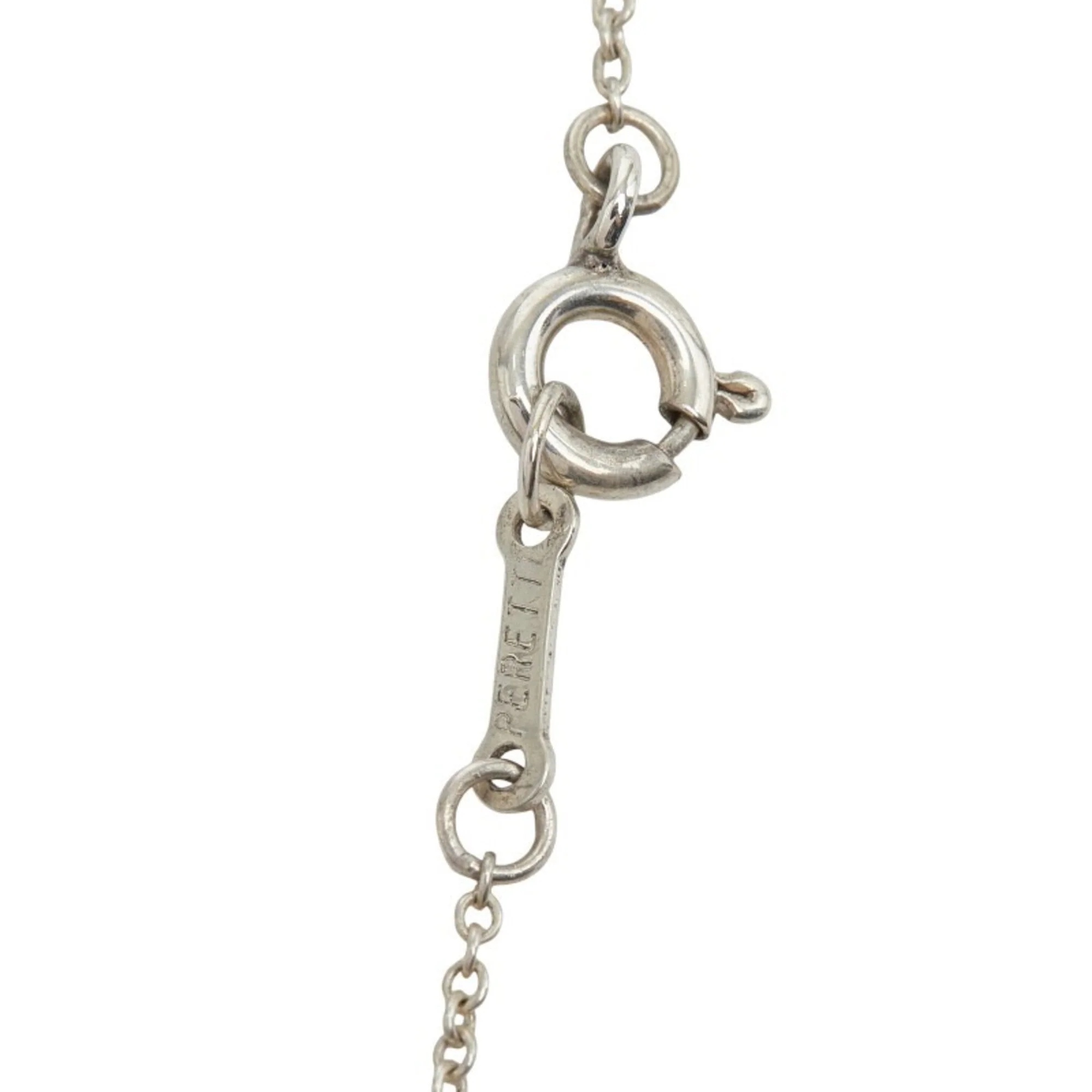 Bean Pendant Necklace Sterling Silver 7.5mm - Image 5