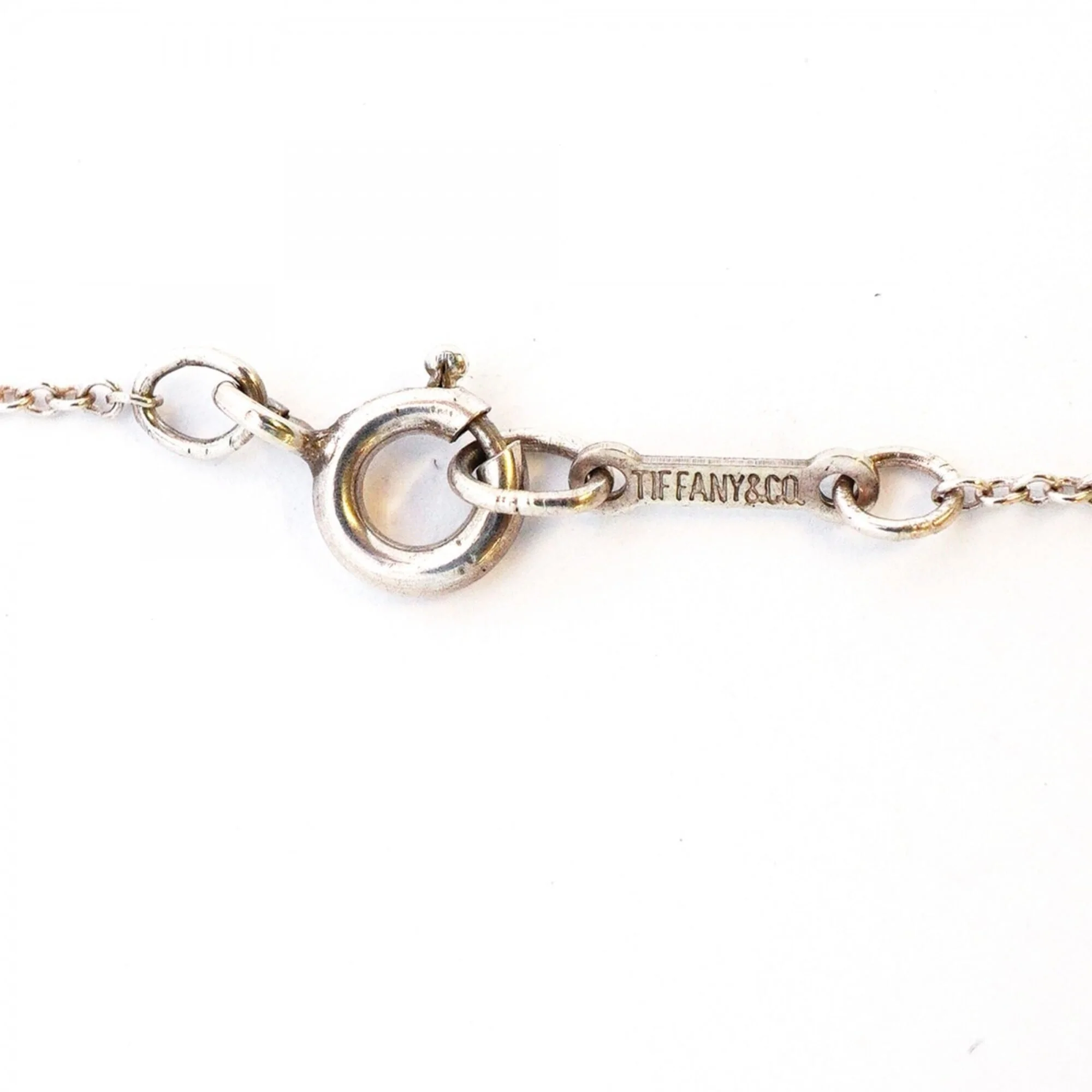 Bean Pendant Necklace Sterling Silver 7.6mm - Image 4