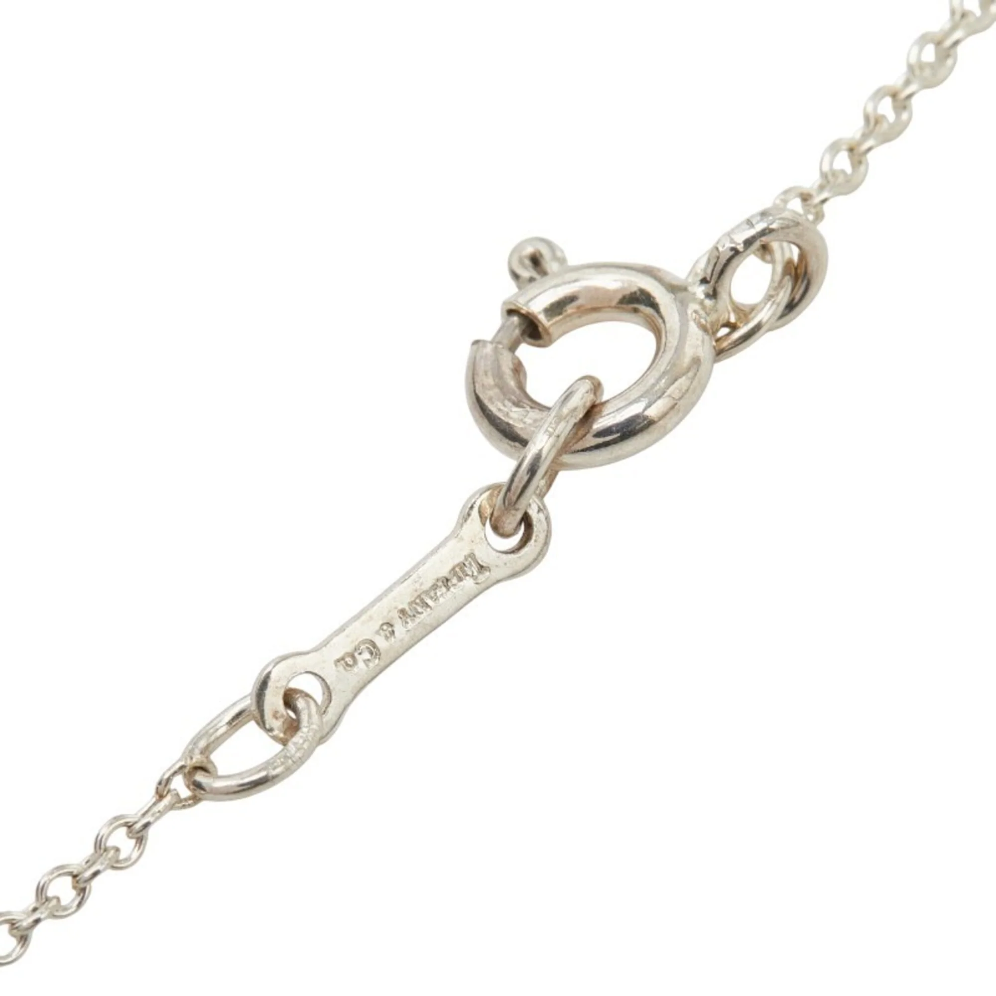 Bean Pendant Necklace Sterling Silver 7.6mm - Image 6