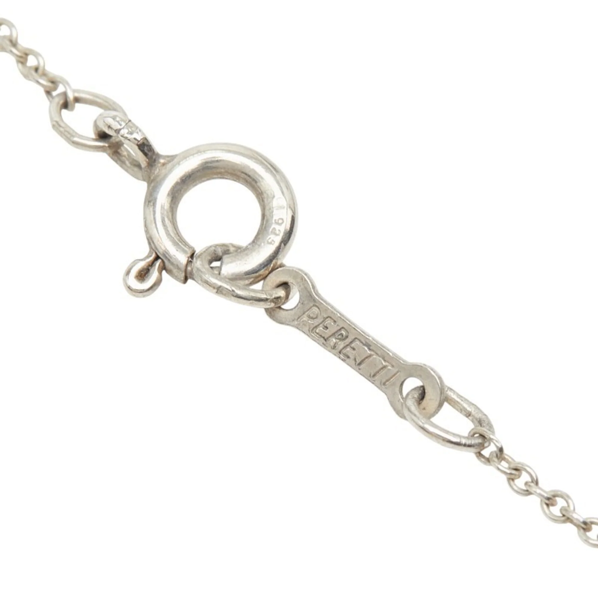 Bean Pendant Necklace Sterling Silver 7.6mm - Image 6