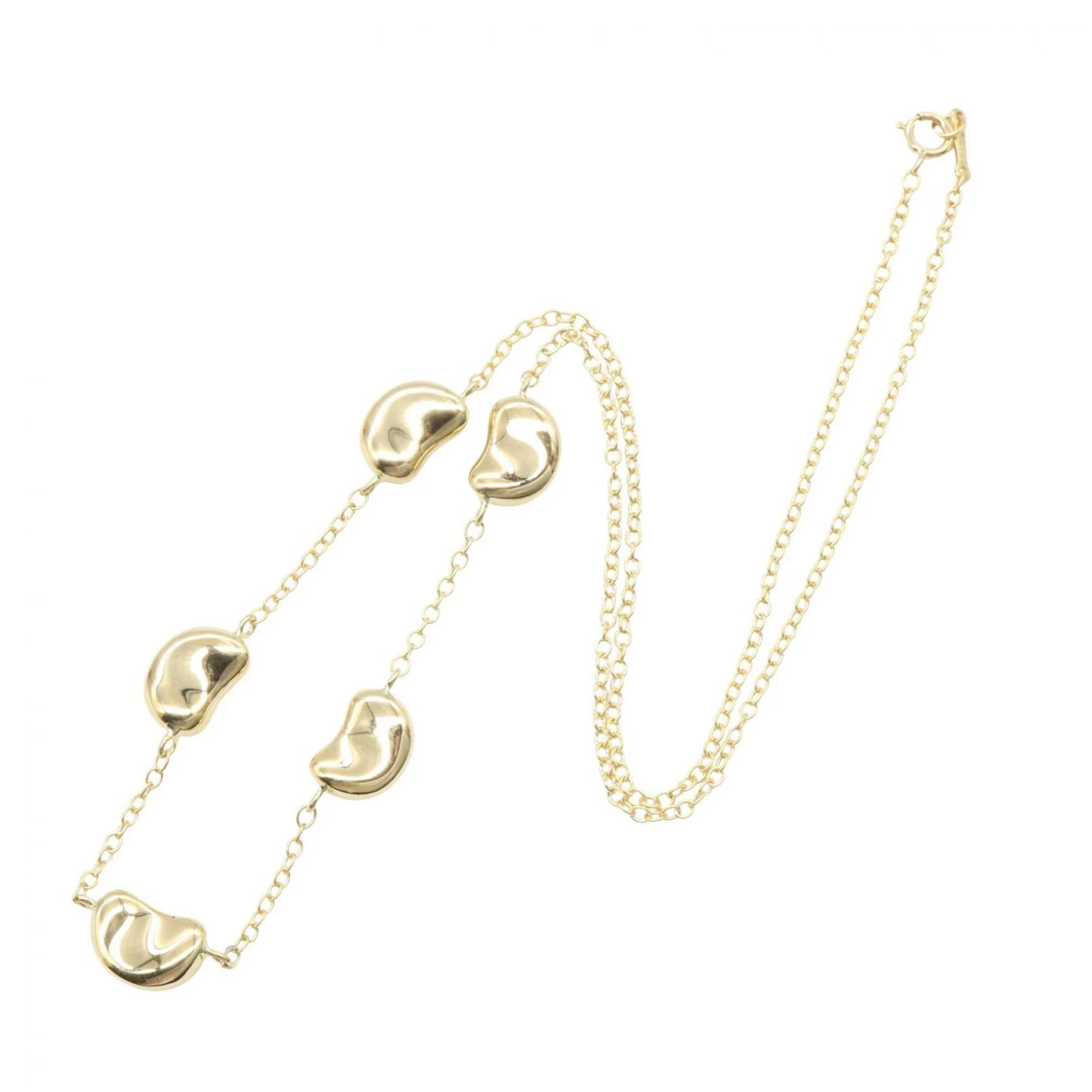 Beans 5 Motif Pendant Necklace 18K Yellow Gold - Image 2