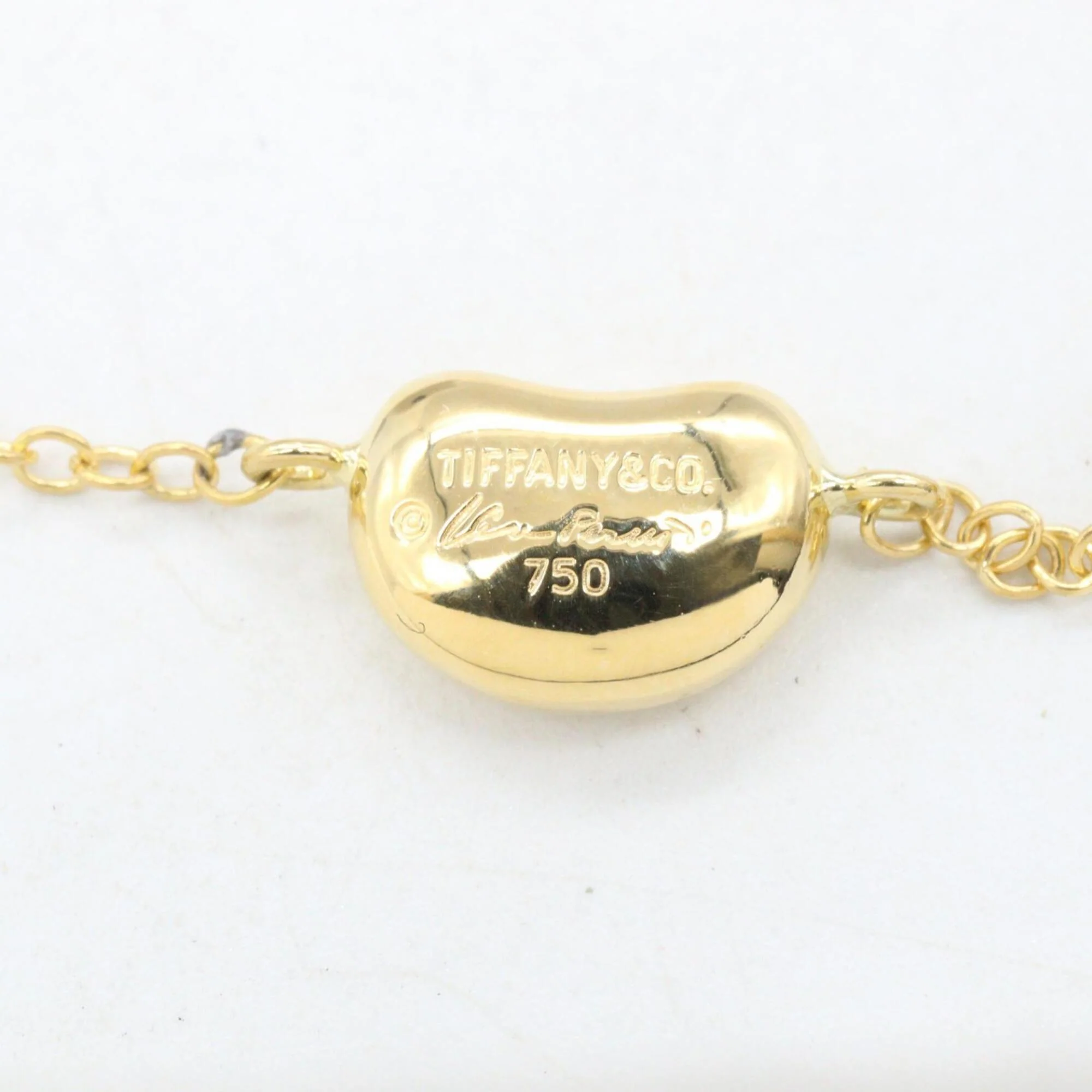 Beans 5 Motif Pendant Necklace 18K Yellow Gold - Image 4