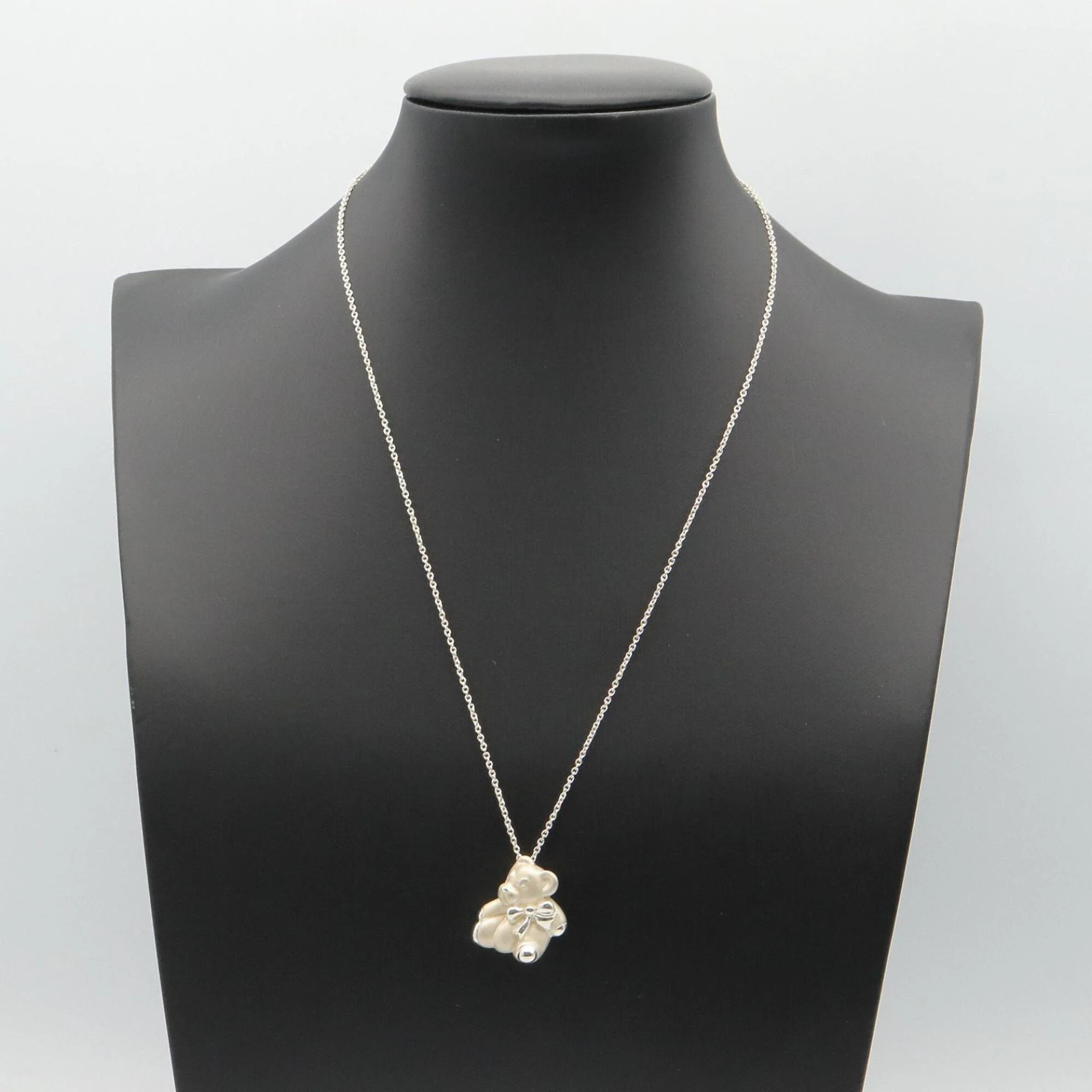 Bear Pendant Necklace Sterling Silver - Image 6