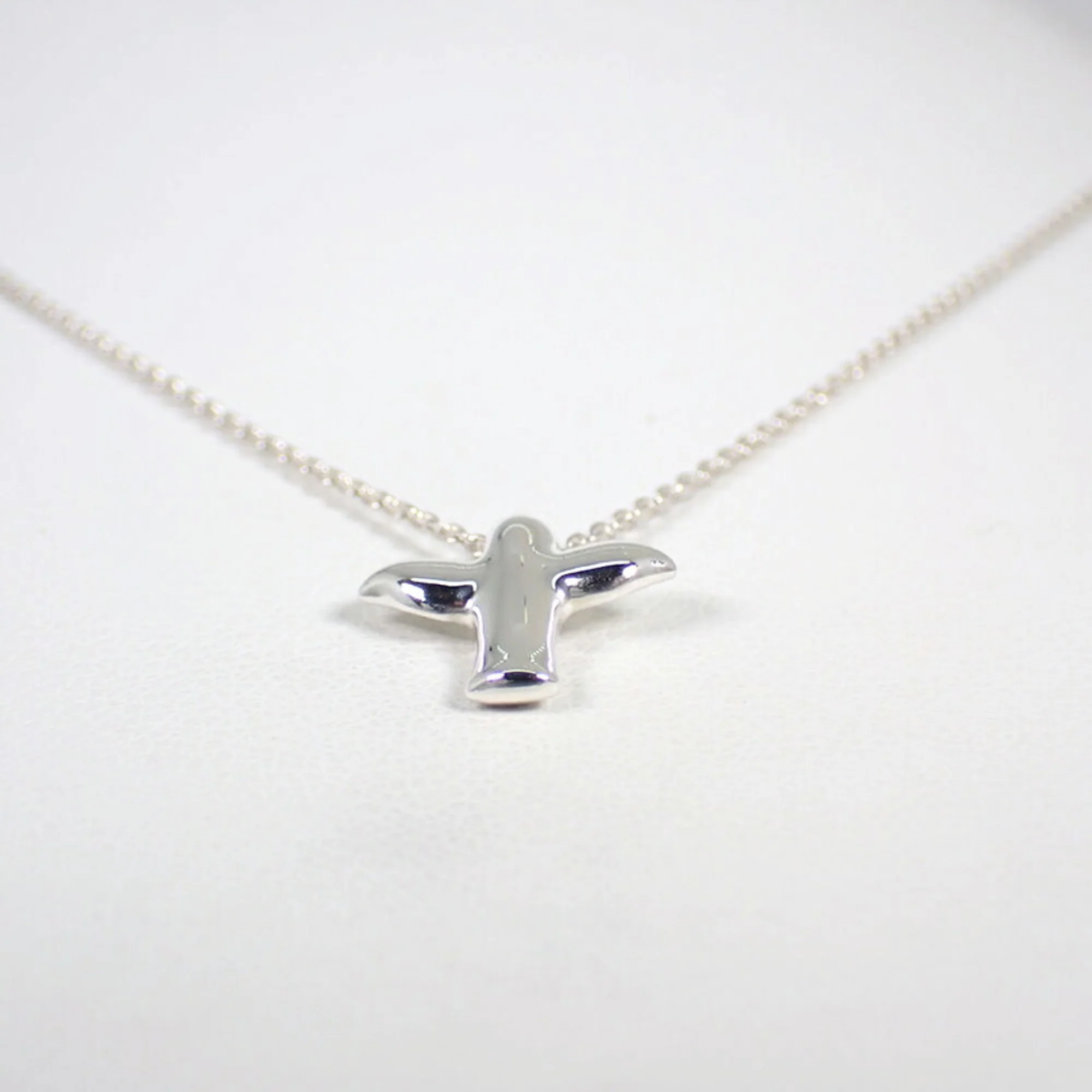 Bird Pendant Necklace Sterling Silver - Image 5