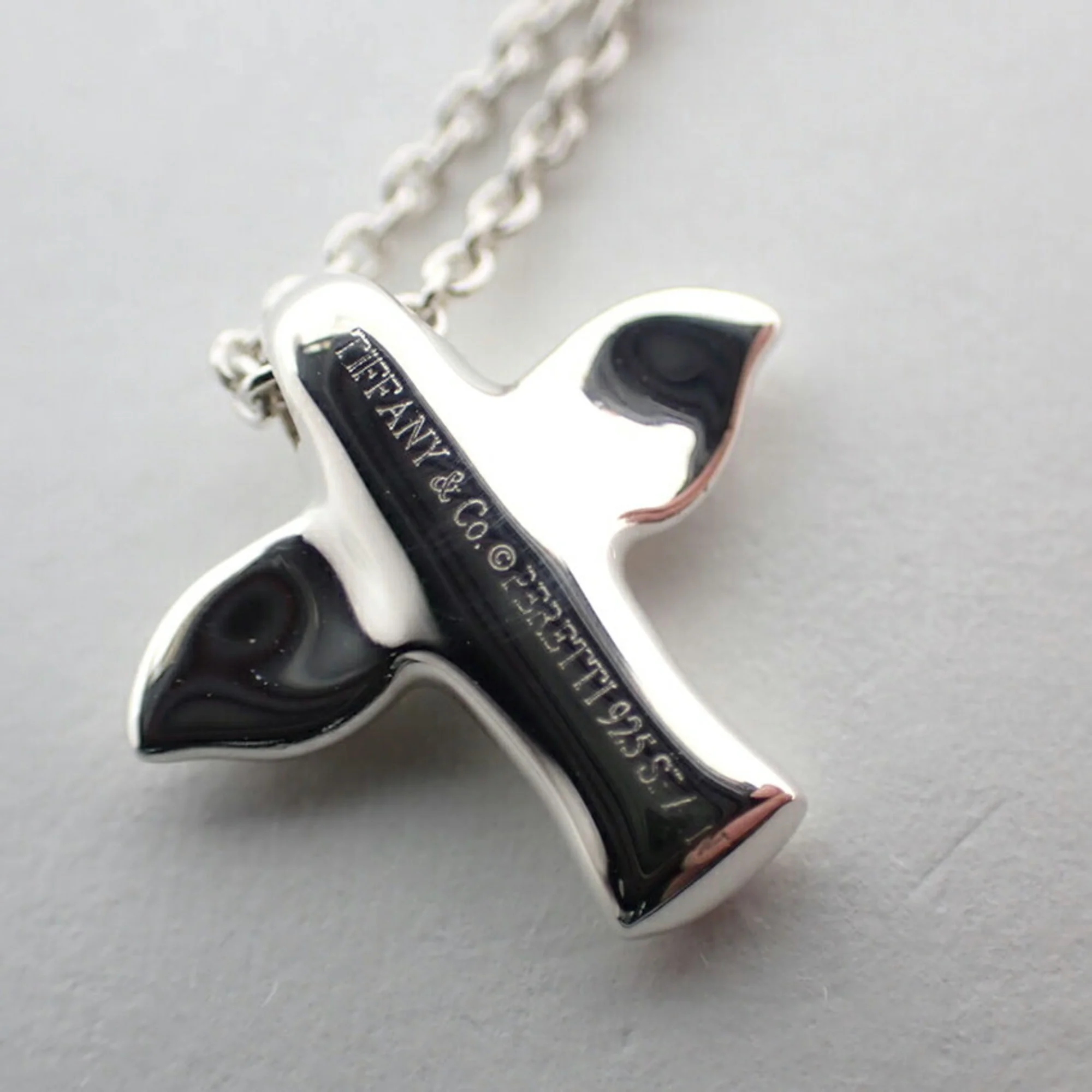Bird Pendant Necklace Sterling Silver - Image 9