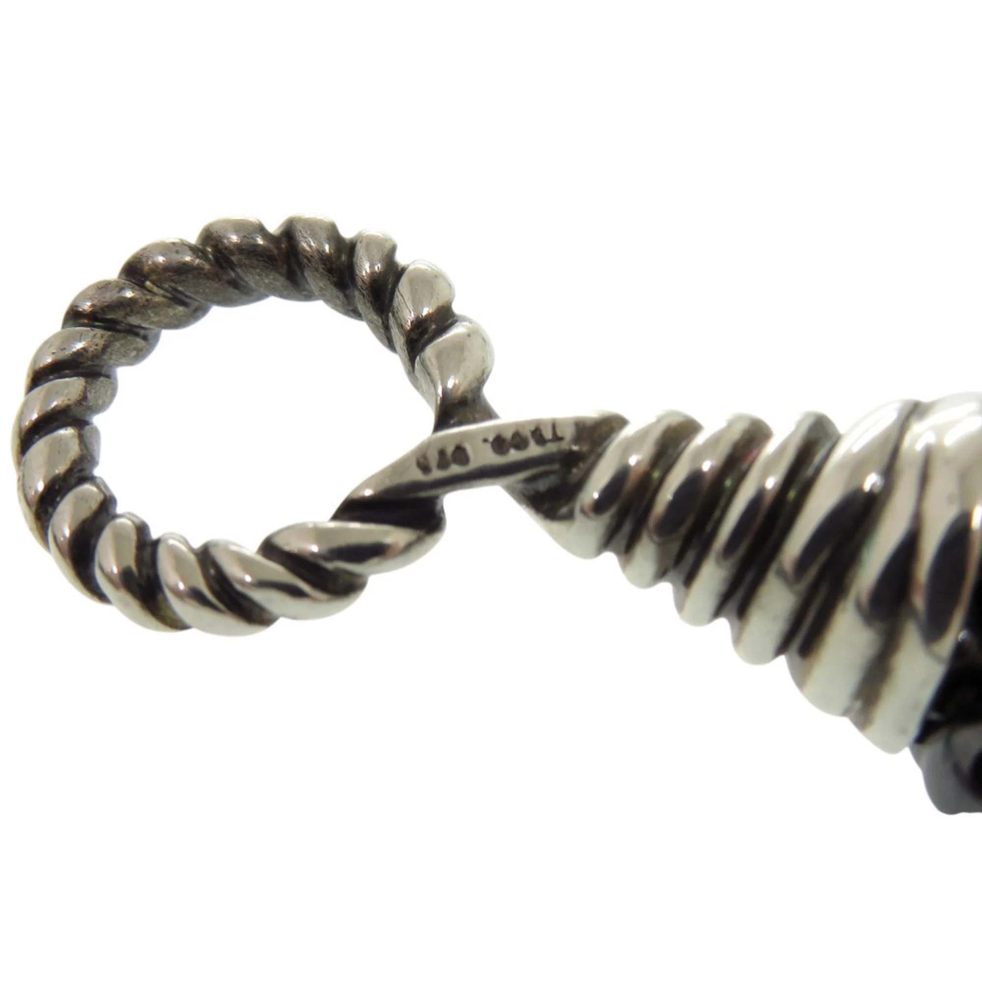 Choker Necklace Sterling Silver with Hematite - Image 6