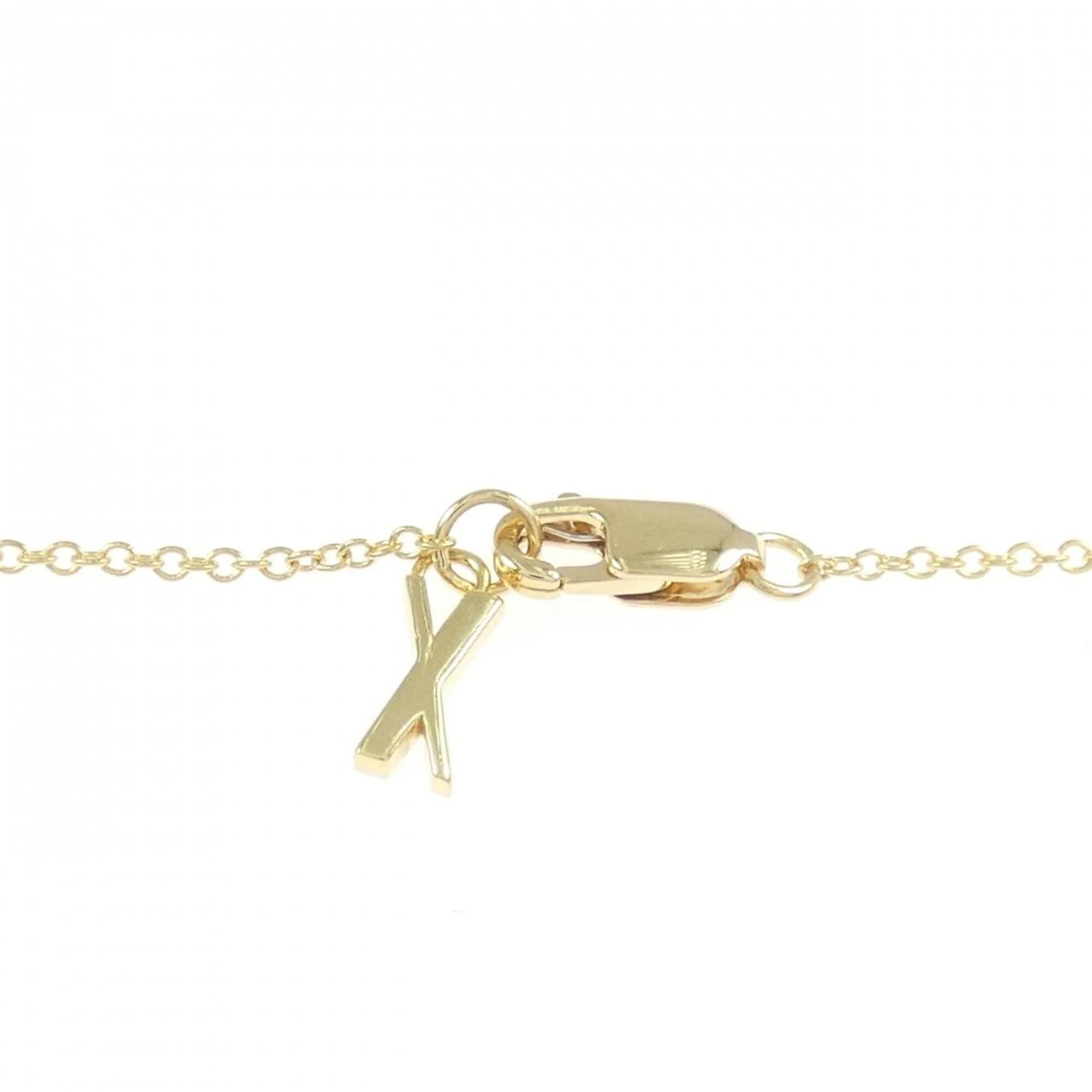 Closed Interlocking Pendant Necklace 18K Yellow Gold - Image 4