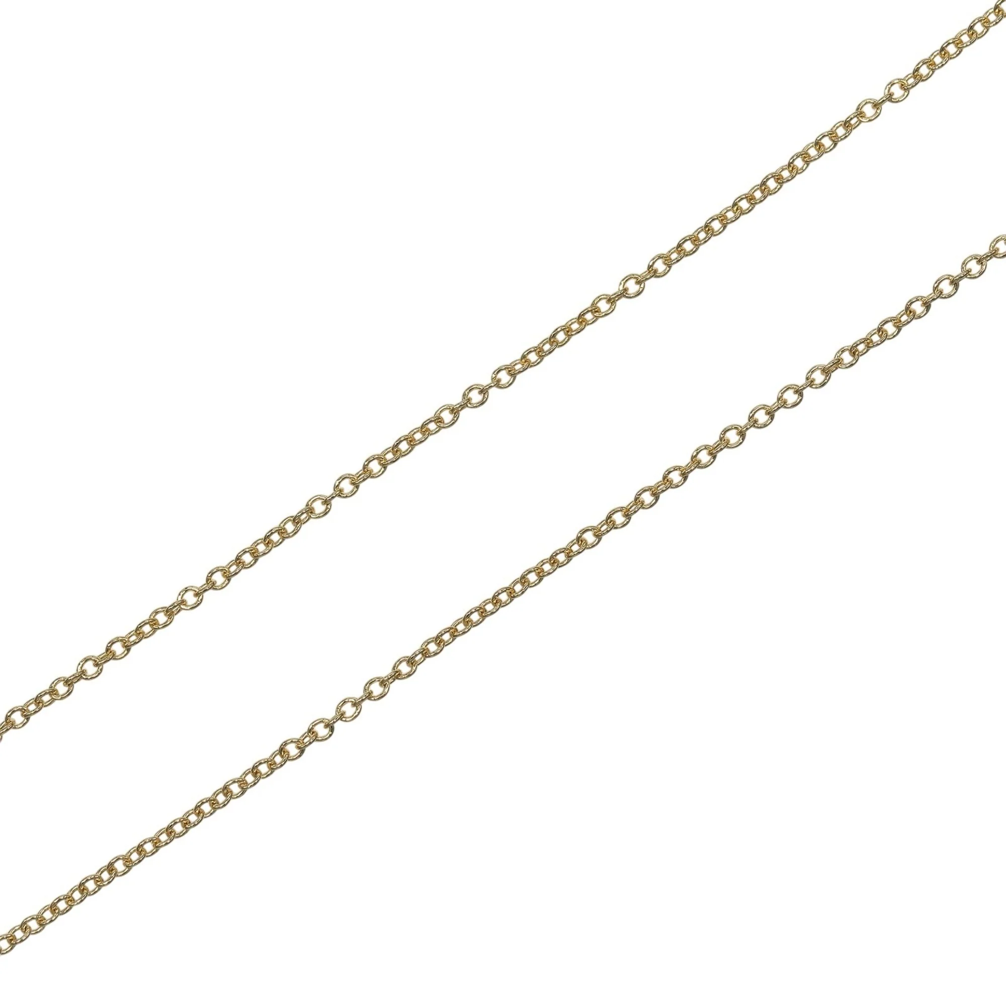 Cross Pendant Necklace 18K Yellow Gold with Diamond - Image 6