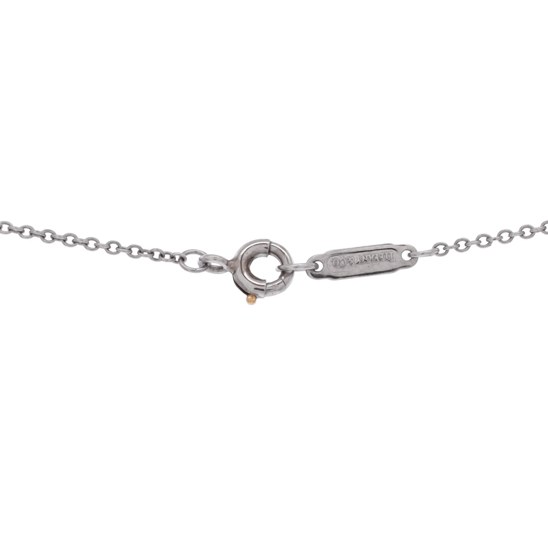 Cross Pendant Necklace Platinum and Diamonds Small - Image 3