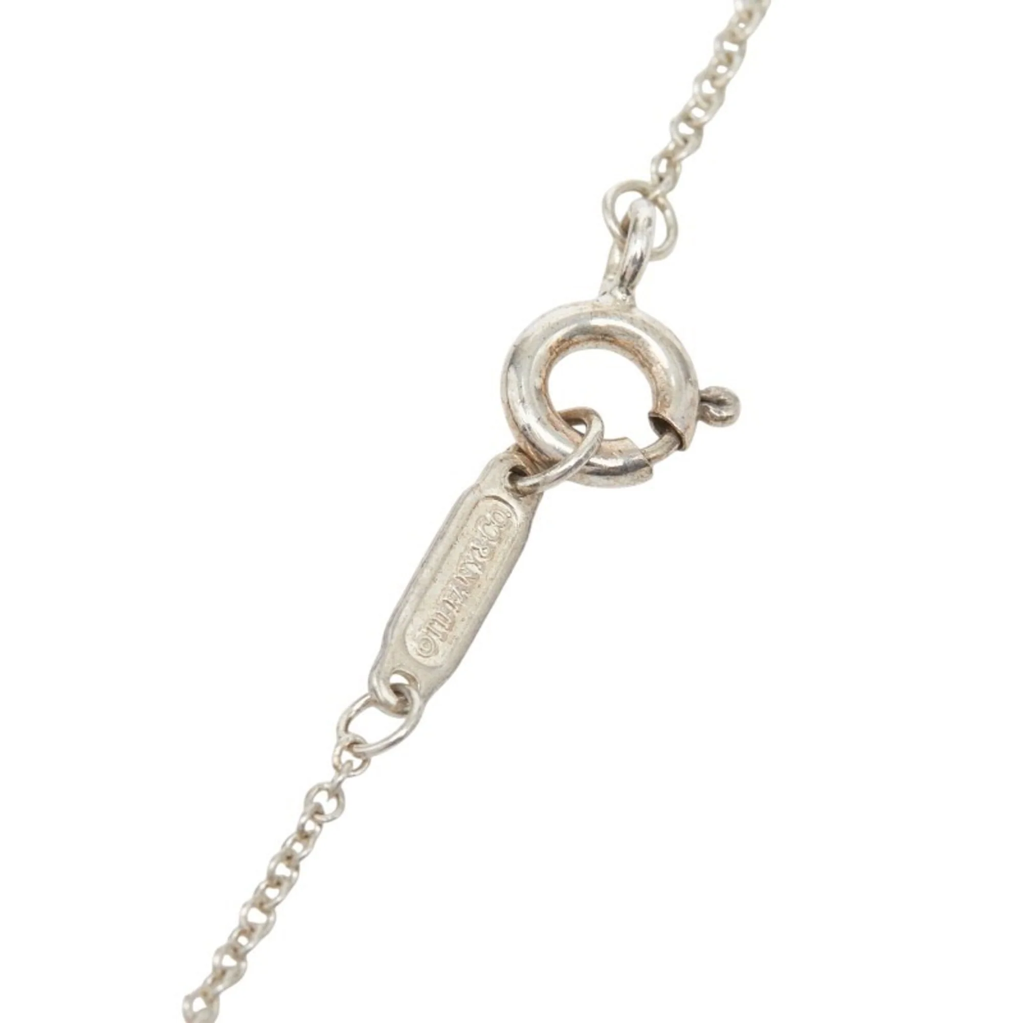 Daisy Key Pendant Necklace Sterling Silver and Diamond - Image 5