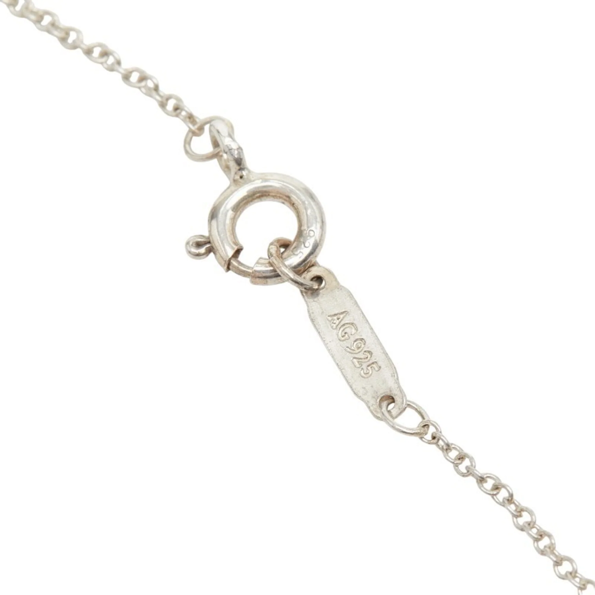 Daisy Key Pendant Necklace Sterling Silver and Diamond - Image 6