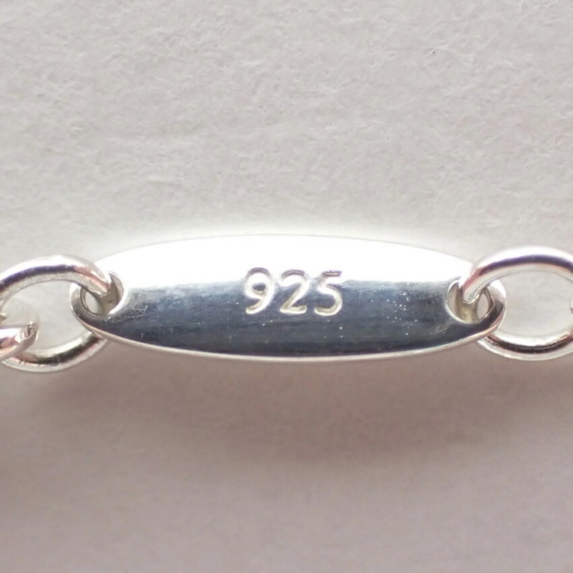 Double Loop Pendant Necklace Sterling Silver - Image 8