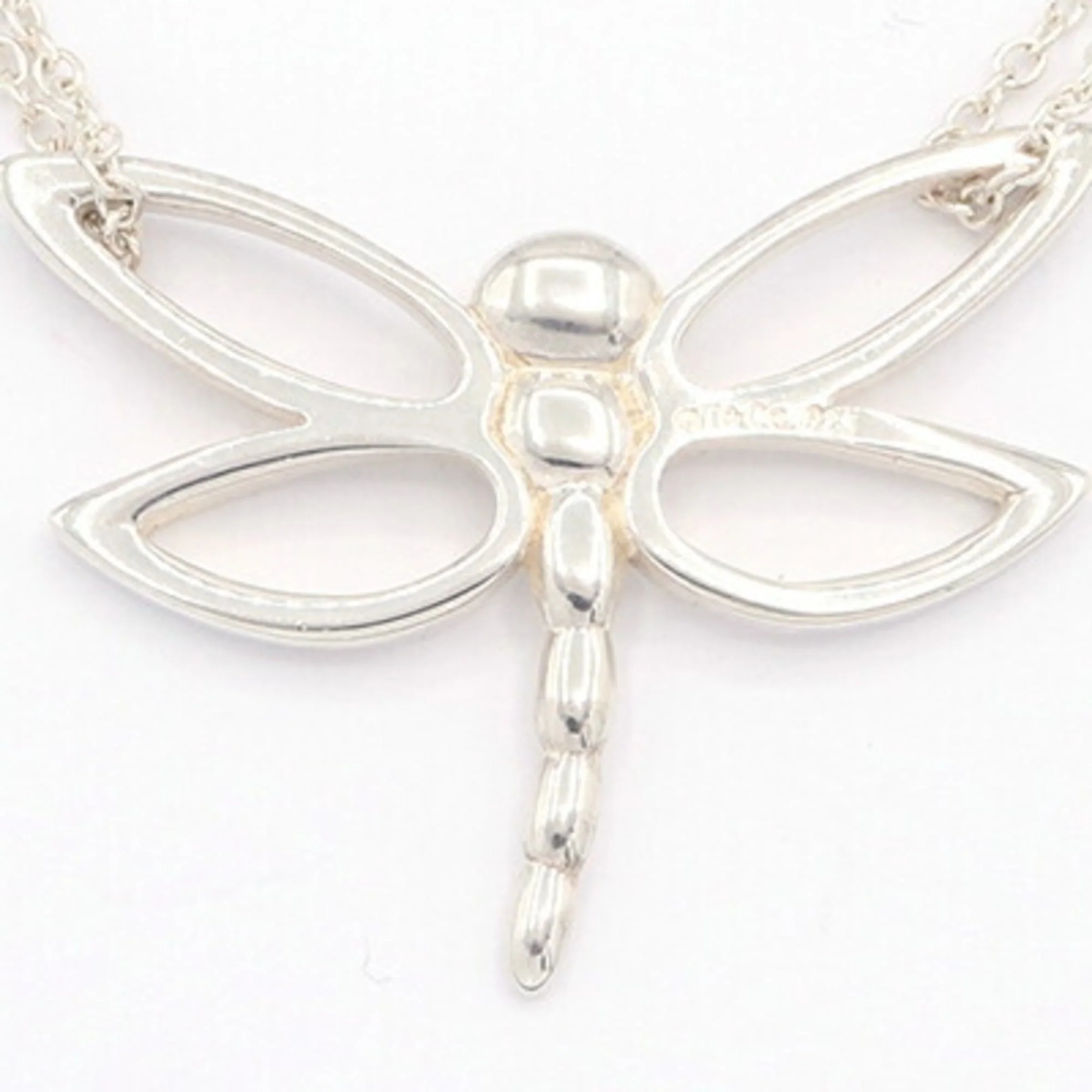 Dragonfly Pendant Necklace Sterling Silver - Image 2