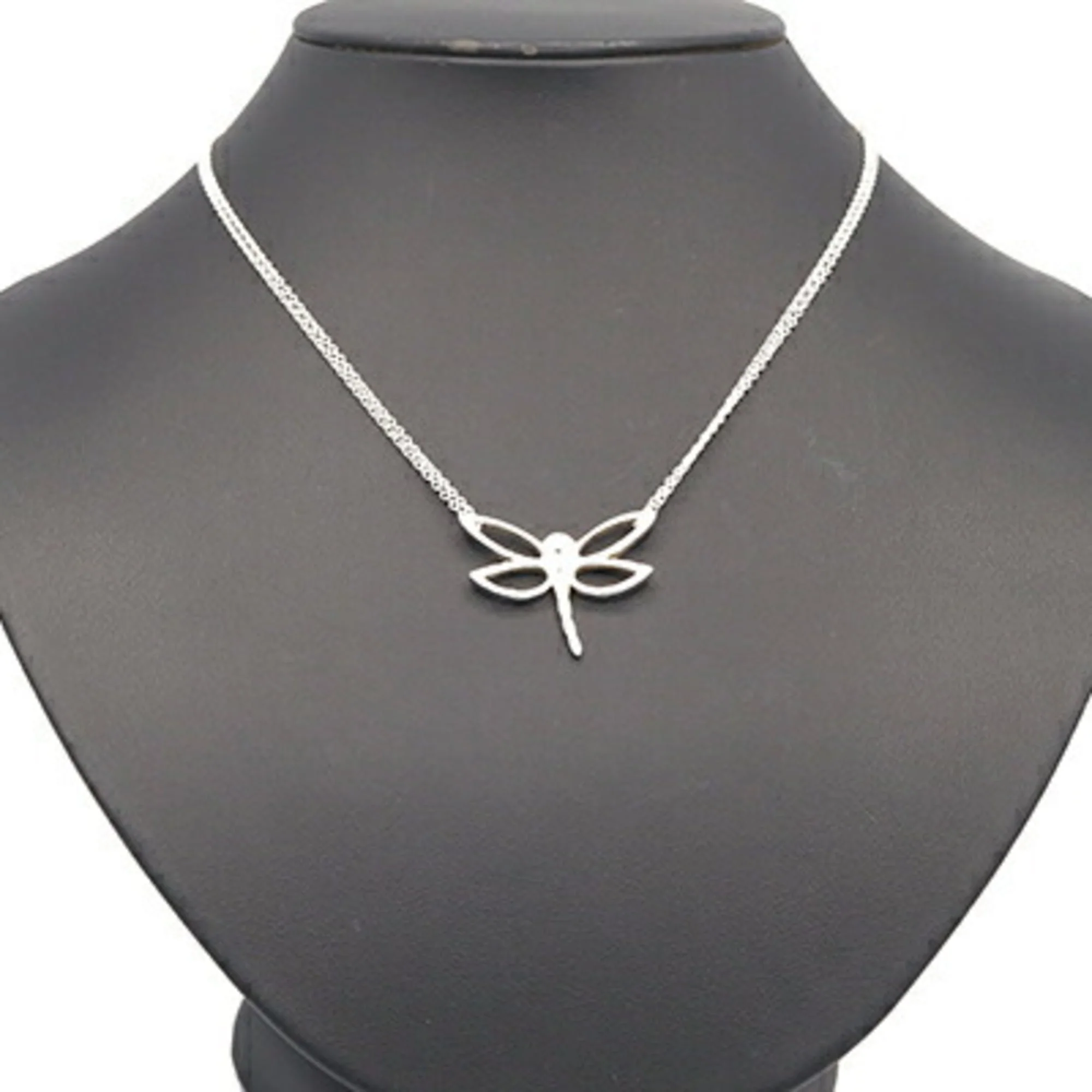 Dragonfly Pendant Necklace Sterling Silver - Image 5
