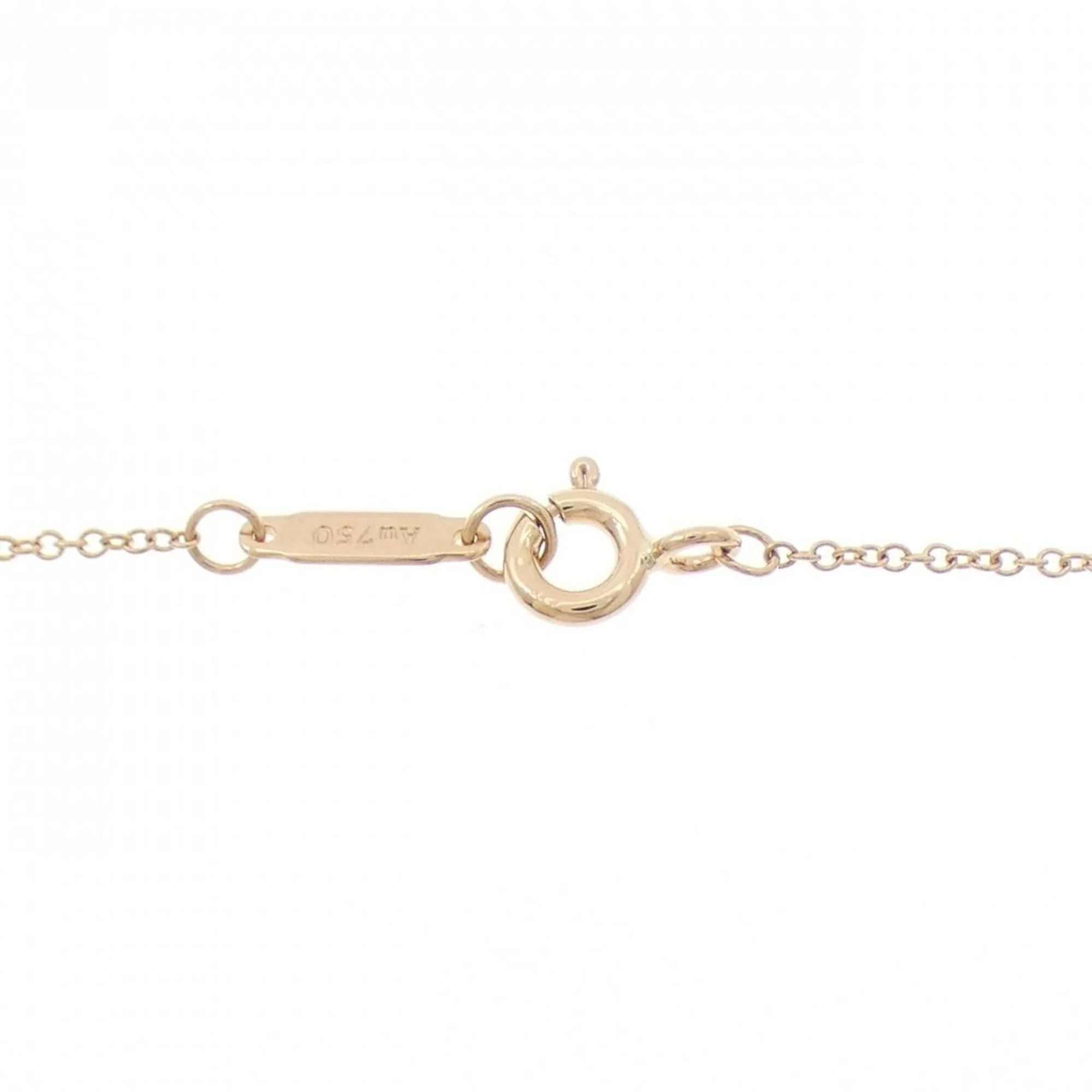 East West Pendant Necklace 18K Rose Gold with Diamond - Image 5