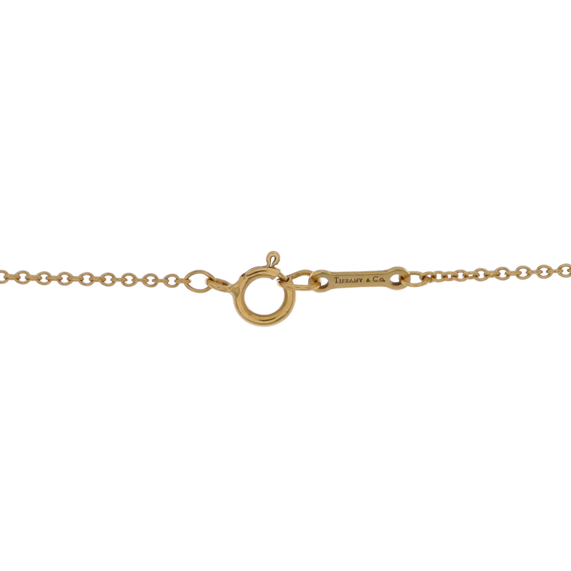 Elsa Peretti Bean Pendant Necklace 18K Yellow Gold 20mm - Image 3