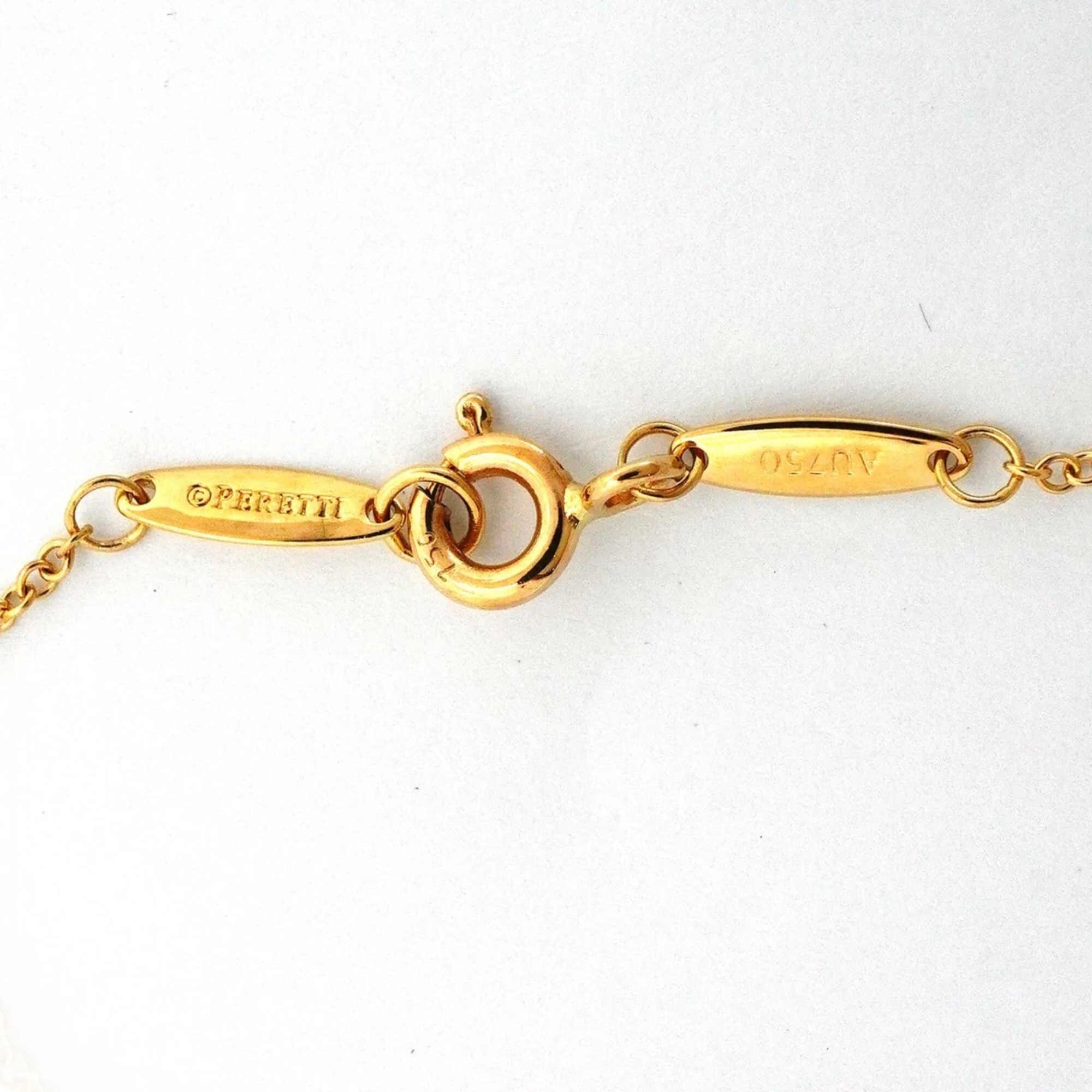 Elsa Peretti Diamonds By The Yard Pendant Necklace 18K Yellow Gold and Diamond - Image 5