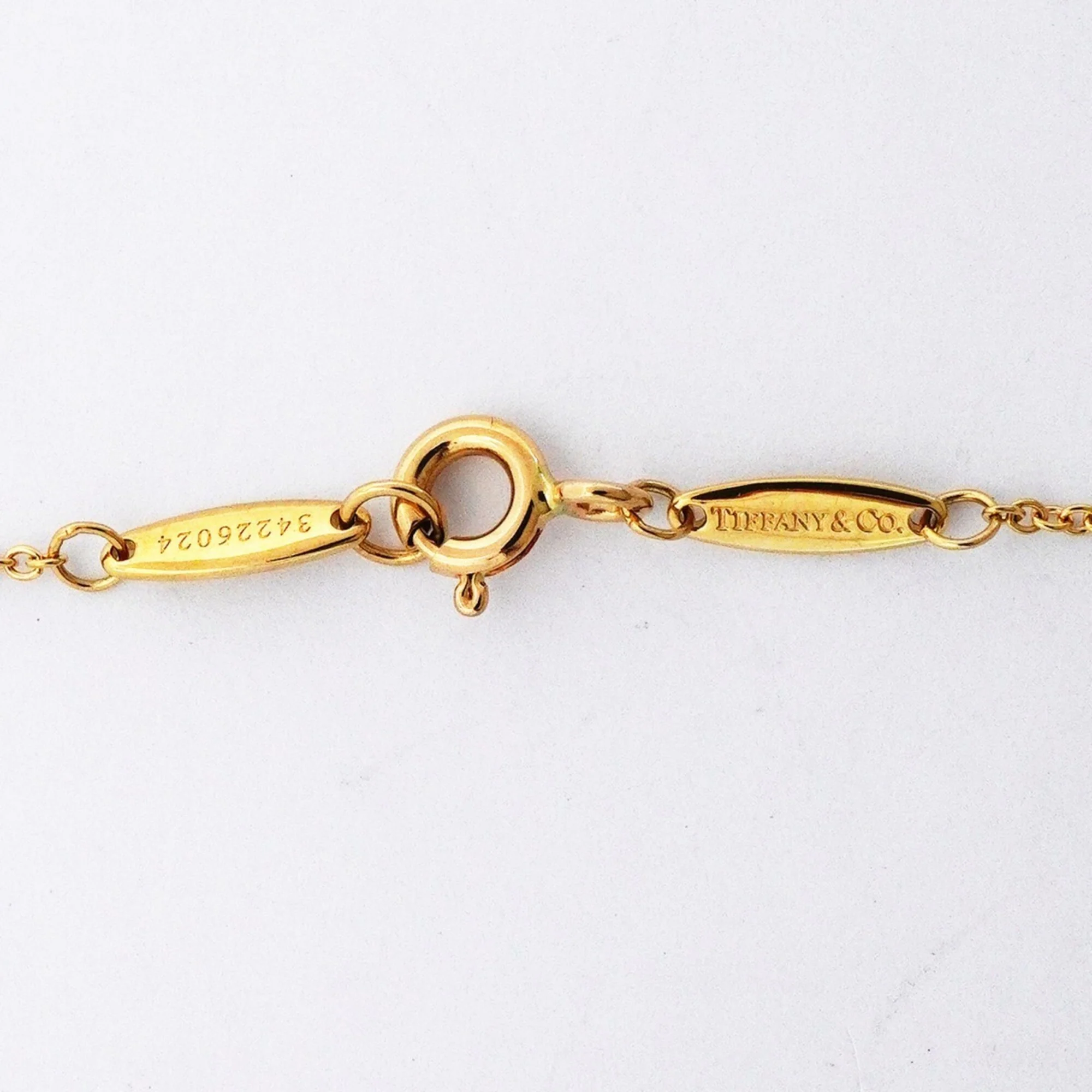 Elsa Peretti Diamonds By The Yard Pendant Necklace 18K Yellow Gold and Diamond - Image 4