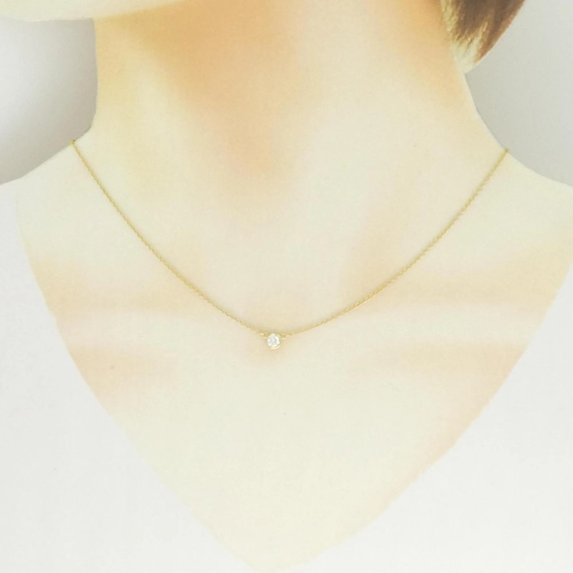 Elsa Peretti Diamonds By The Yard Pendant Necklace 18K Yellow Gold and Diamond - Image 6