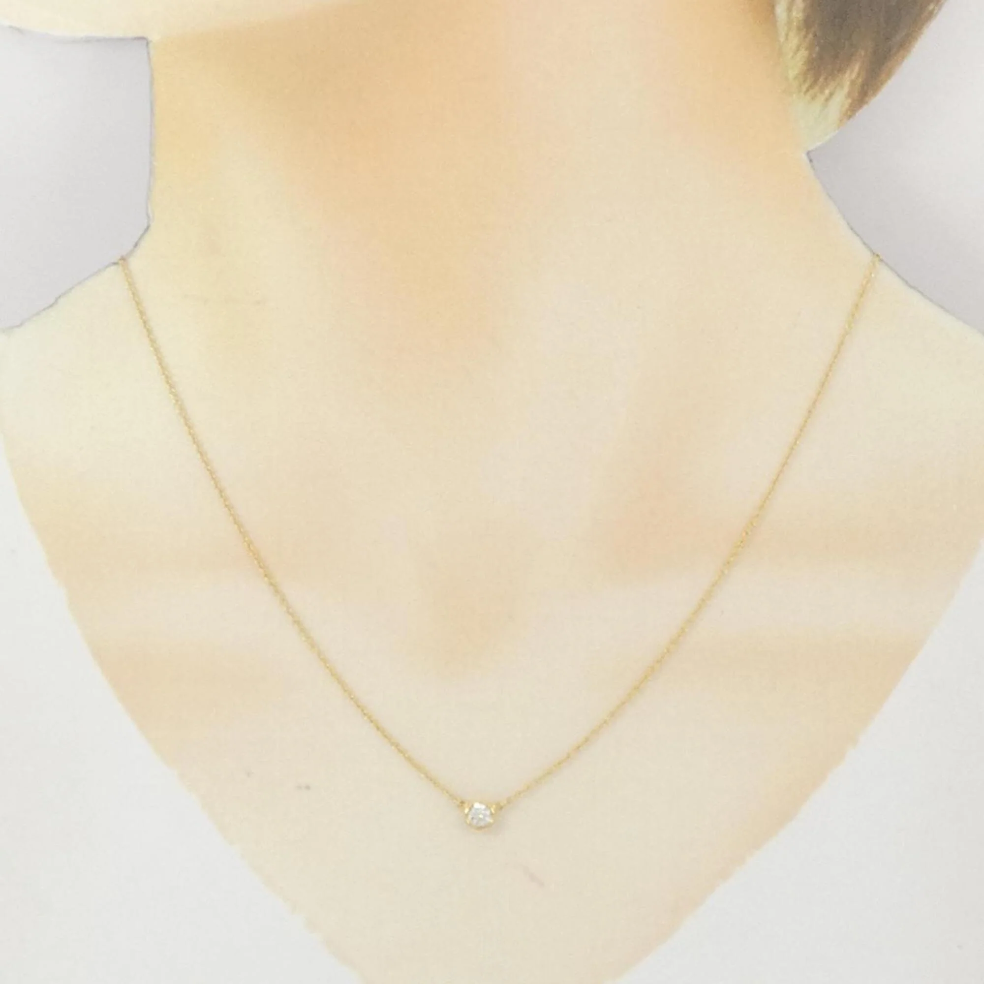 Elsa Peretti Diamonds By The Yard Pendant Necklace 18K Yellow Gold and Diamond - Image 6