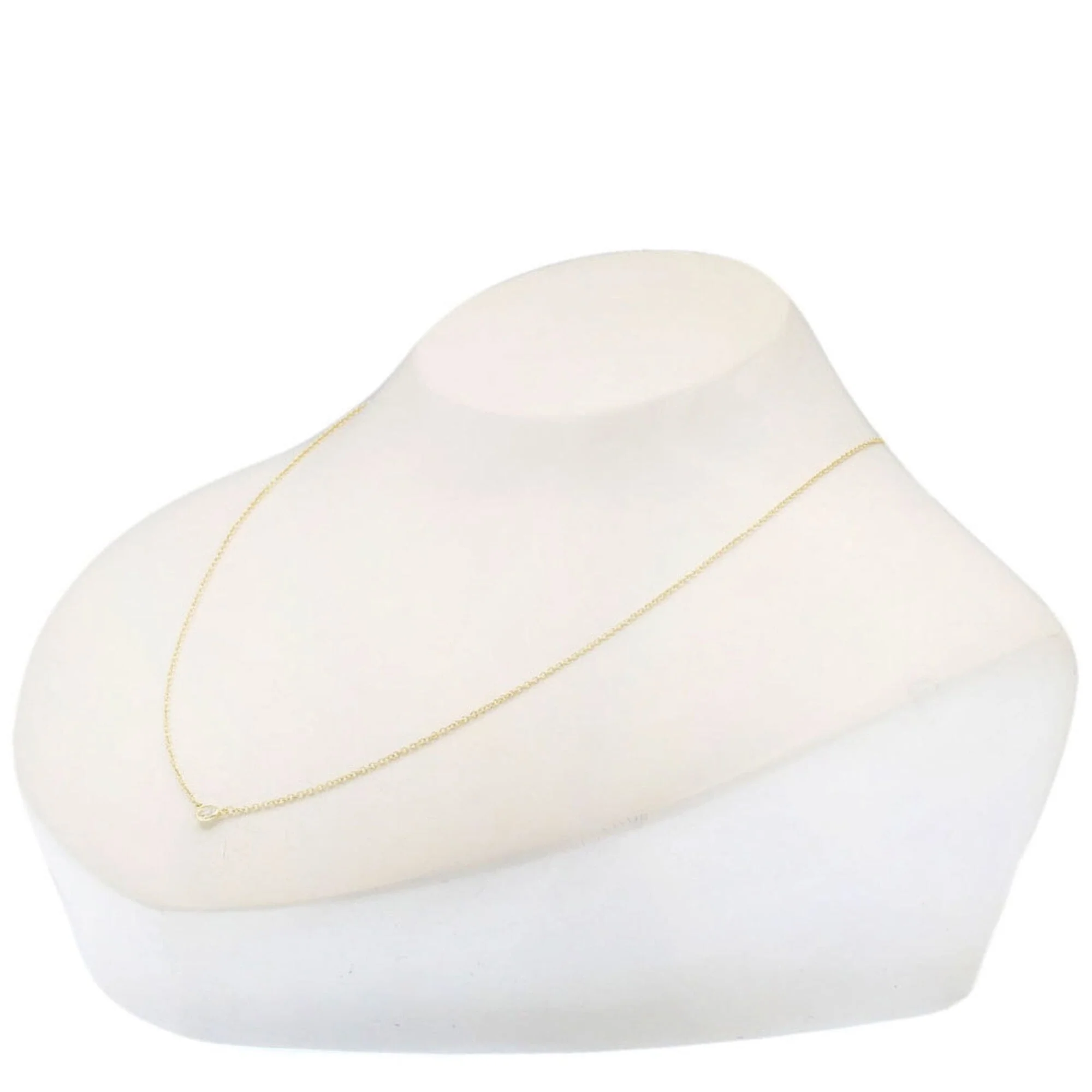 Elsa Peretti Diamonds By The Yard Pendant Necklace 18K Yellow Gold and Diamond - Image 4